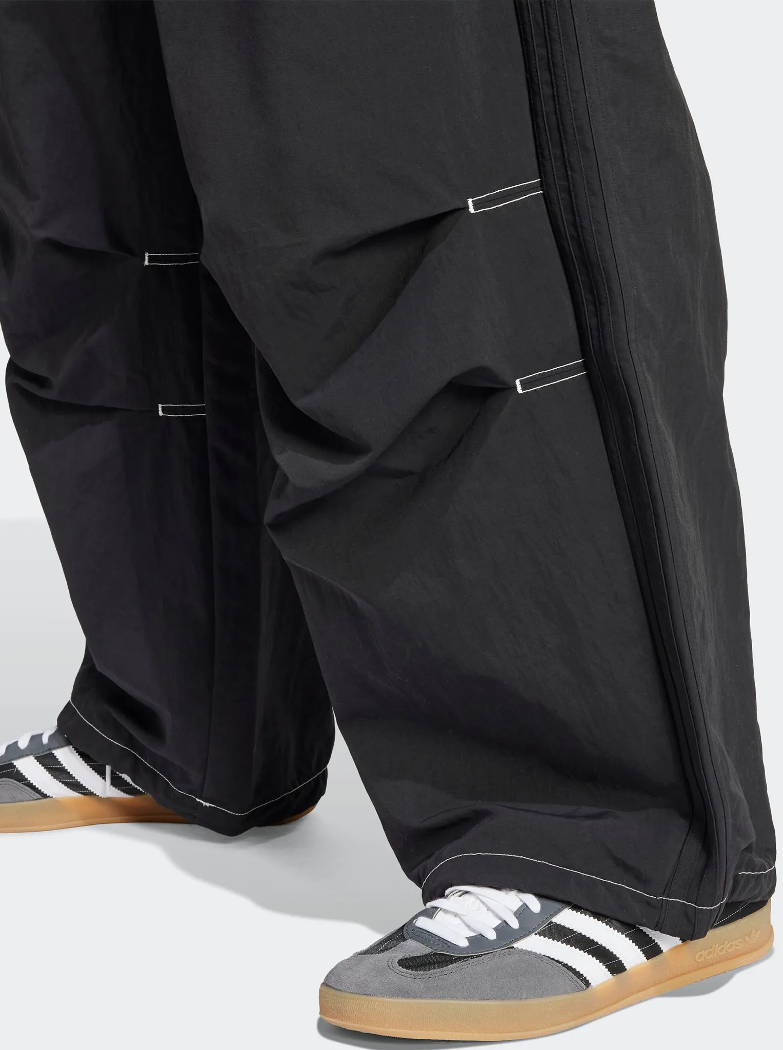 Stretchy Material NoBuckleDesign Parachute Tracksuit Bottoms