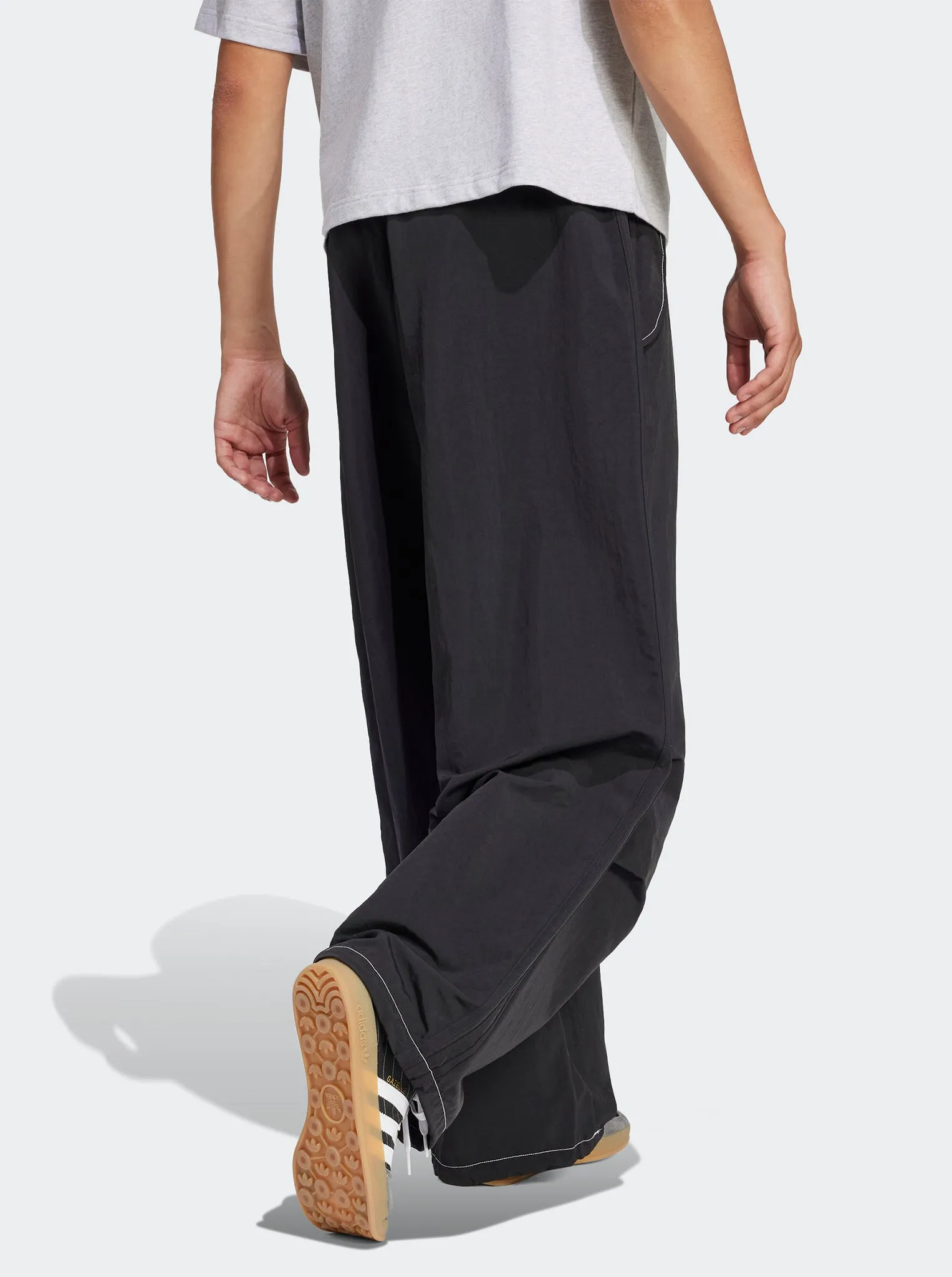 Striped Pattern Seasonless wear Parachute Tracksuit Bottoms