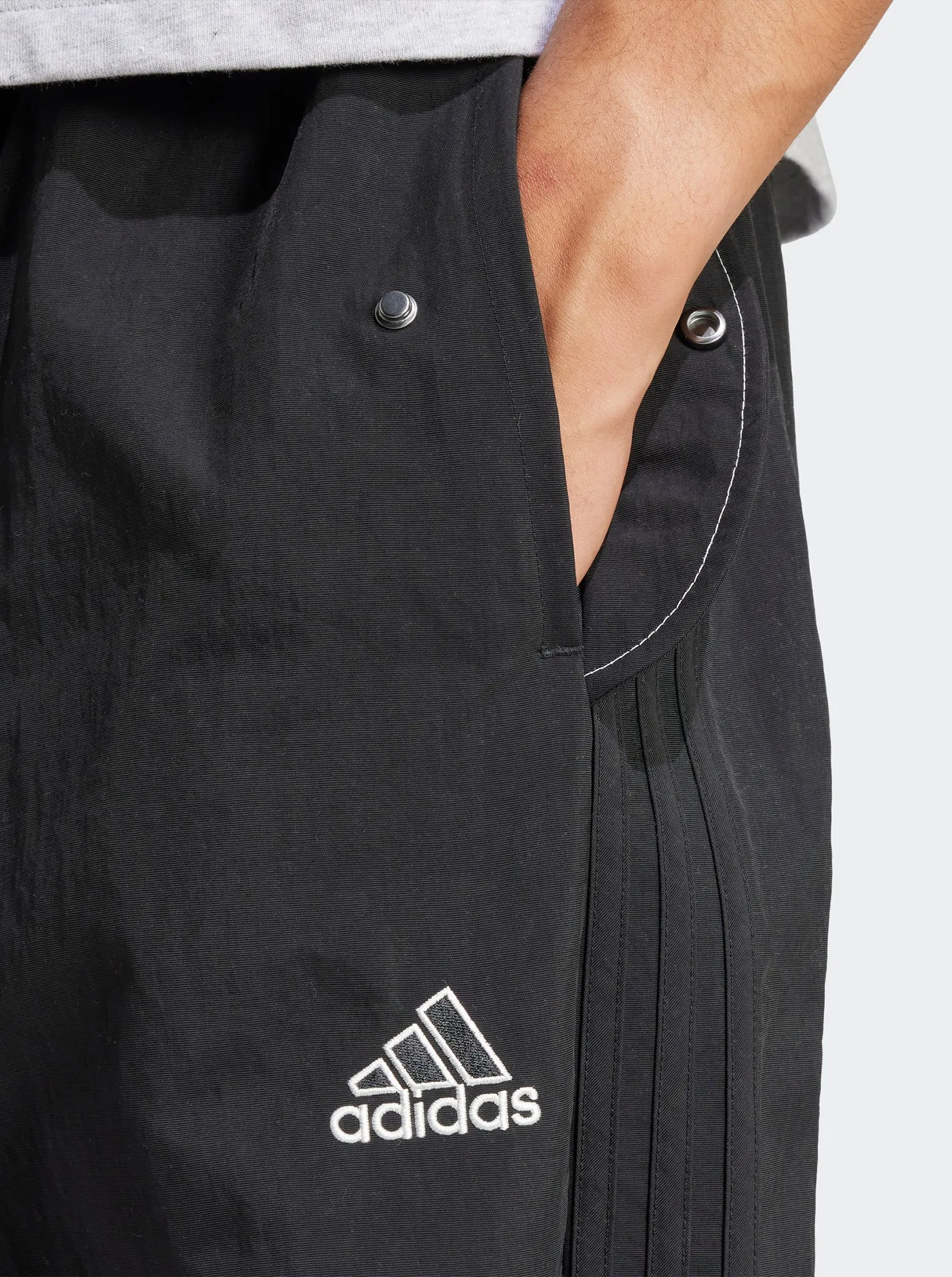 Parachute Tracksuit Bottoms Thermal Regulating Fabric Abrasion Resistant Surface