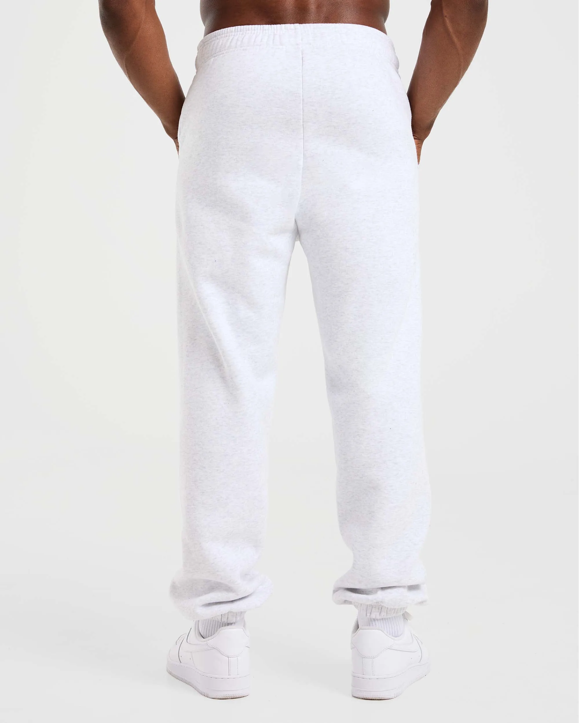 Athletics Oversized Joggers - Grey Marl Core Flex