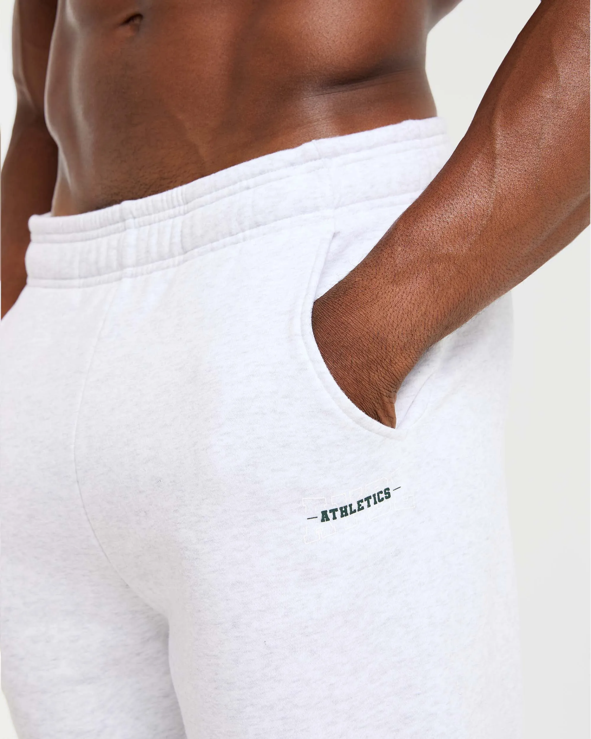 Athletics Oversized Joggers - Grey Marl Ultra Soft Blend