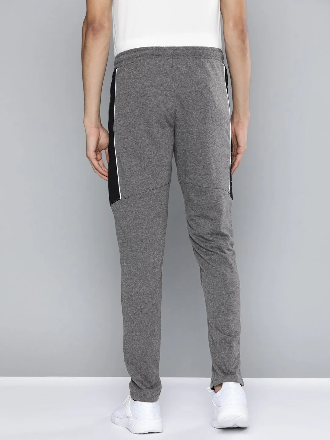 Alcis Men Grey Solid Track Pant Core Movement