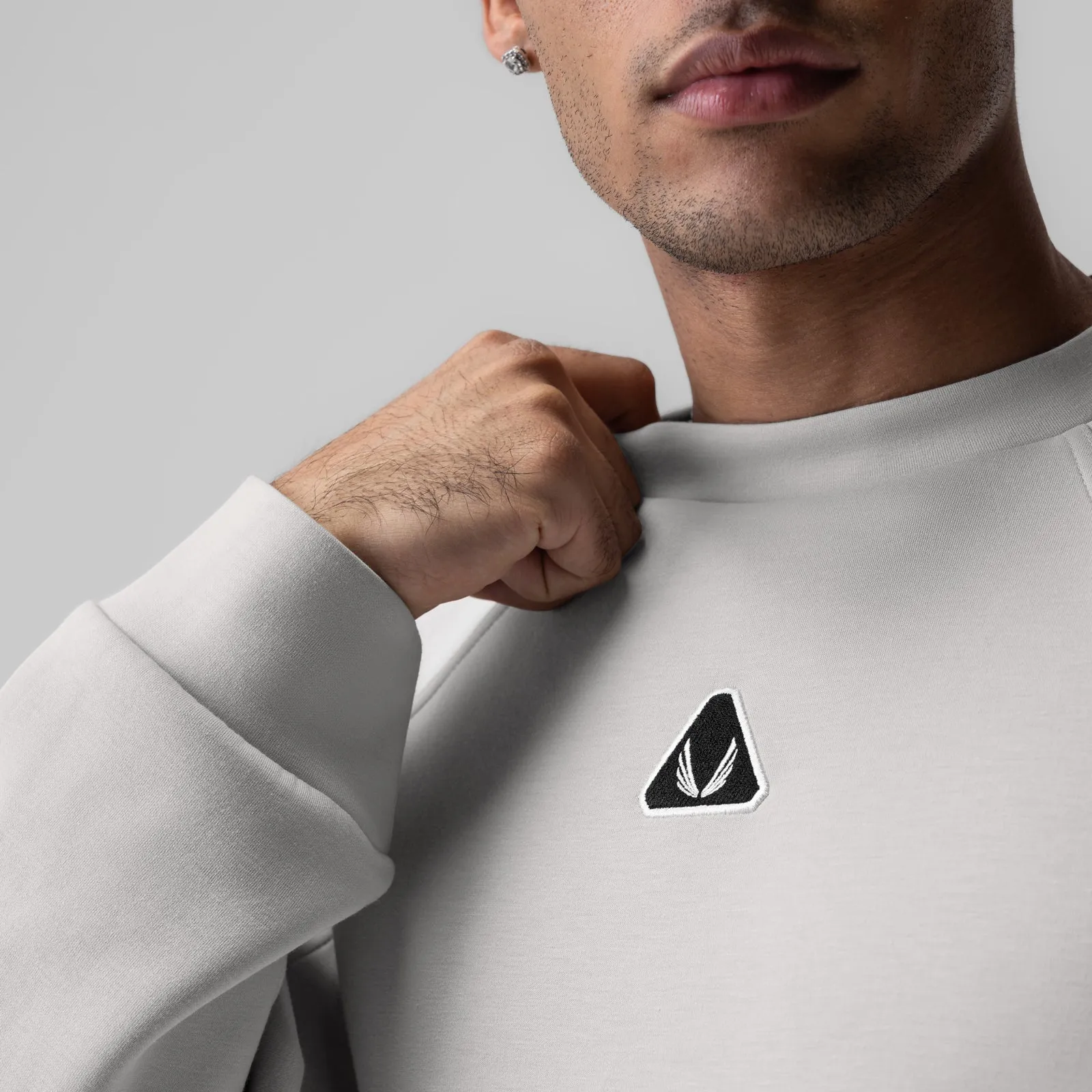 Halloween wear 1020. Dri-Core? Oversized Crewneck - Light Grey