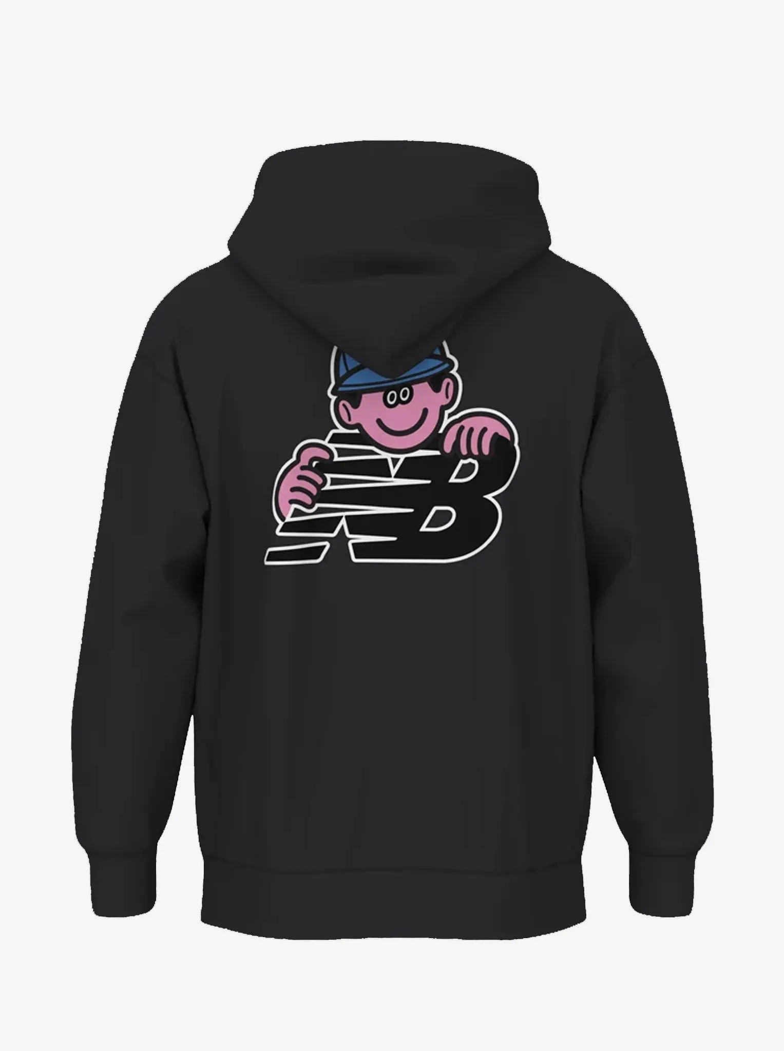 Face Oka Character Hoodie French Terry Cloth
