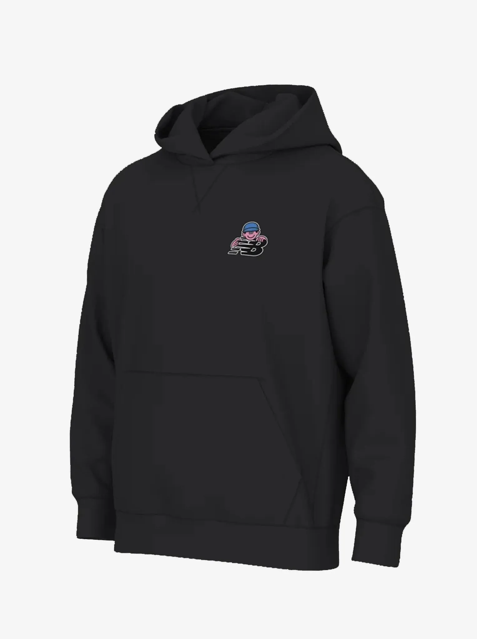 Feminine Style Retro Vibe Face Oka Character Hoodie