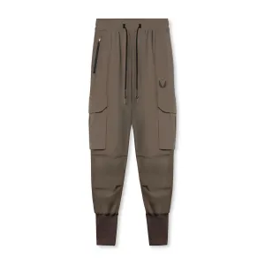 0437. Tetra-Lite? Cargo High Rib Jogger - Deep Taupe QuickReleaseBuckle ErgonomicStitching