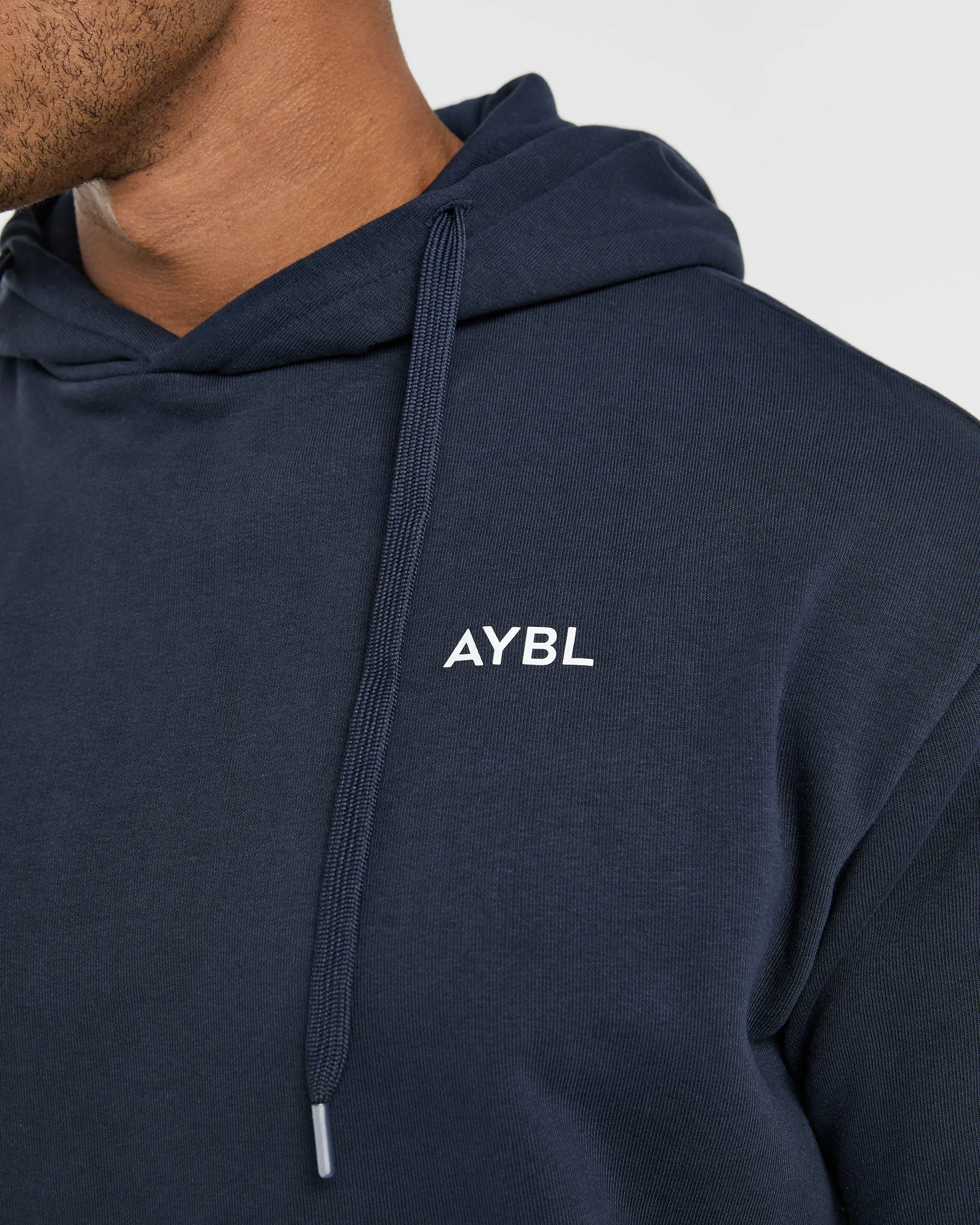 Essential Lightweight Hoodie - Navy Neutral palette