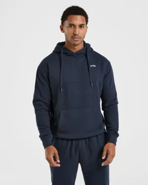 Essential Lightweight Hoodie - Navy Winter Fashion Soft Inner Lining