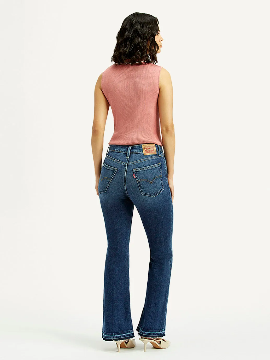 Artist Vibe Weekend Warrior Gym Ready Timeless casual Women's 726 Blue Flared Fit High Rise Jeans