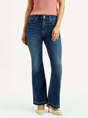 classic clothing Fit Essential Women's 726 Blue Flared Fit High Rise Jeans
