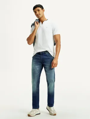 Smooth Comfort Ultra Basic Men's Tinted 511 Med Indigo Slim Fit Mid Rise Jeans