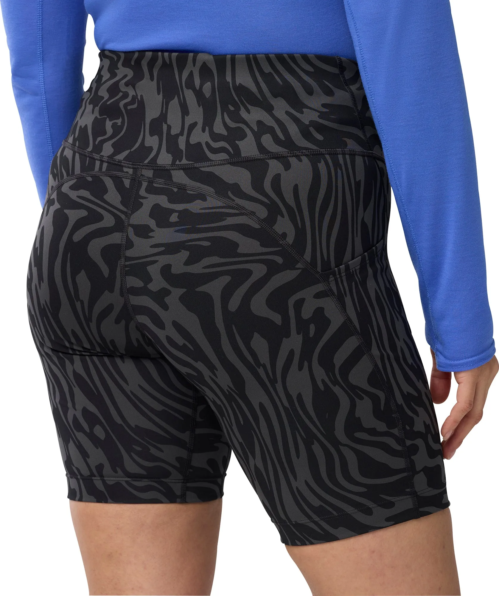 Brooks Spark 8 Inch Womens Short Running Tights - Black Effortless Comfort soft fit