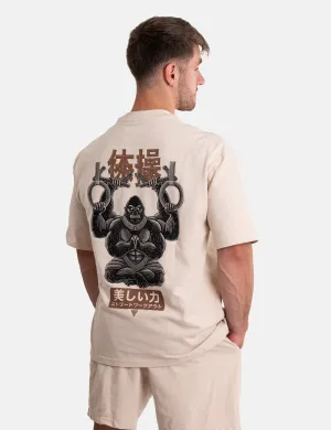 MoistureWicking Technology Saru Oversized T-Shirt Men