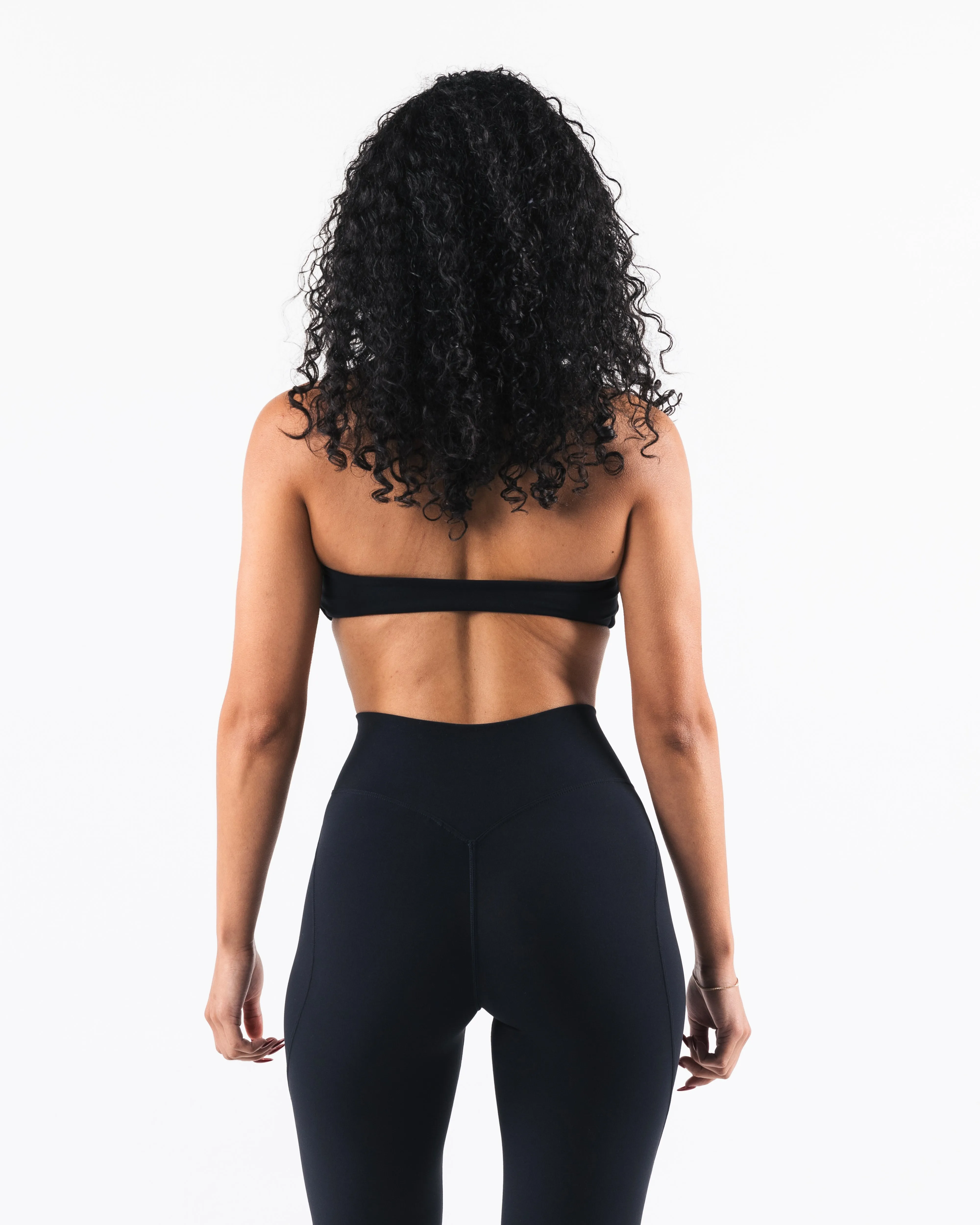 Aura Bandeau - Black Strapless Matching Set