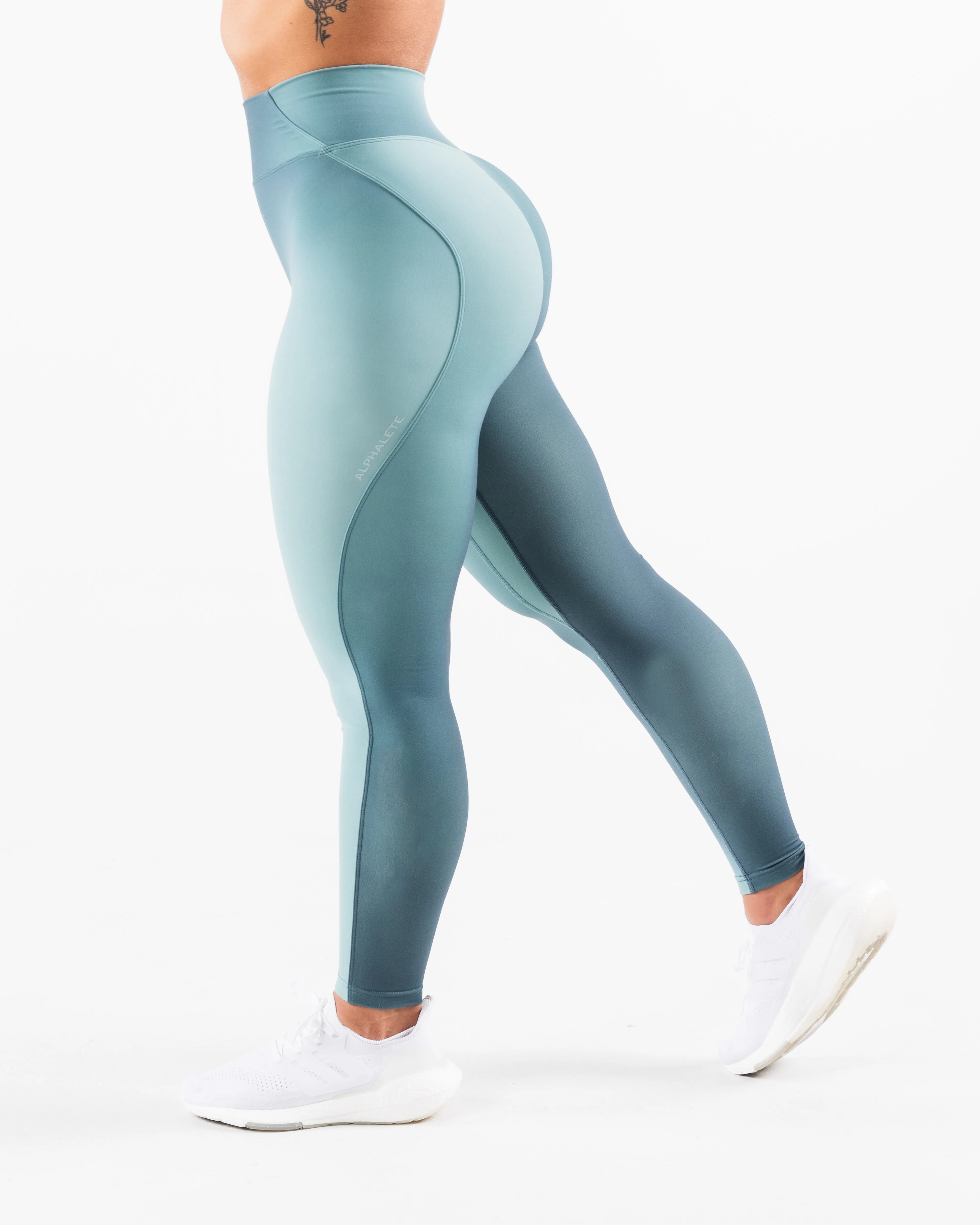 Aura Legging - Aura Glacier Print Home Lounge Fitness Lover