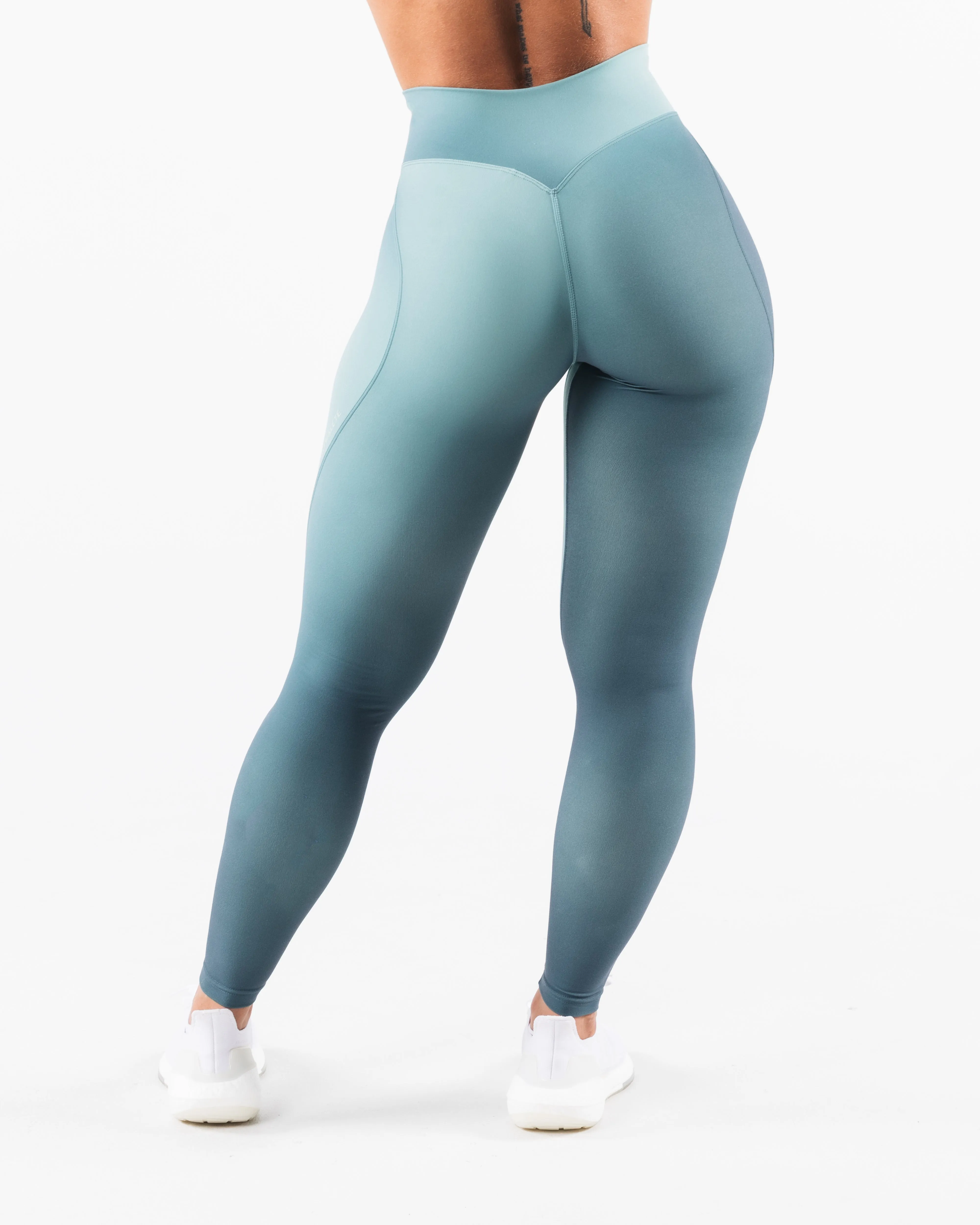 Aura Legging - Aura Glacier Print Petite Size Ultra Light Outdoor Running Anti Odor