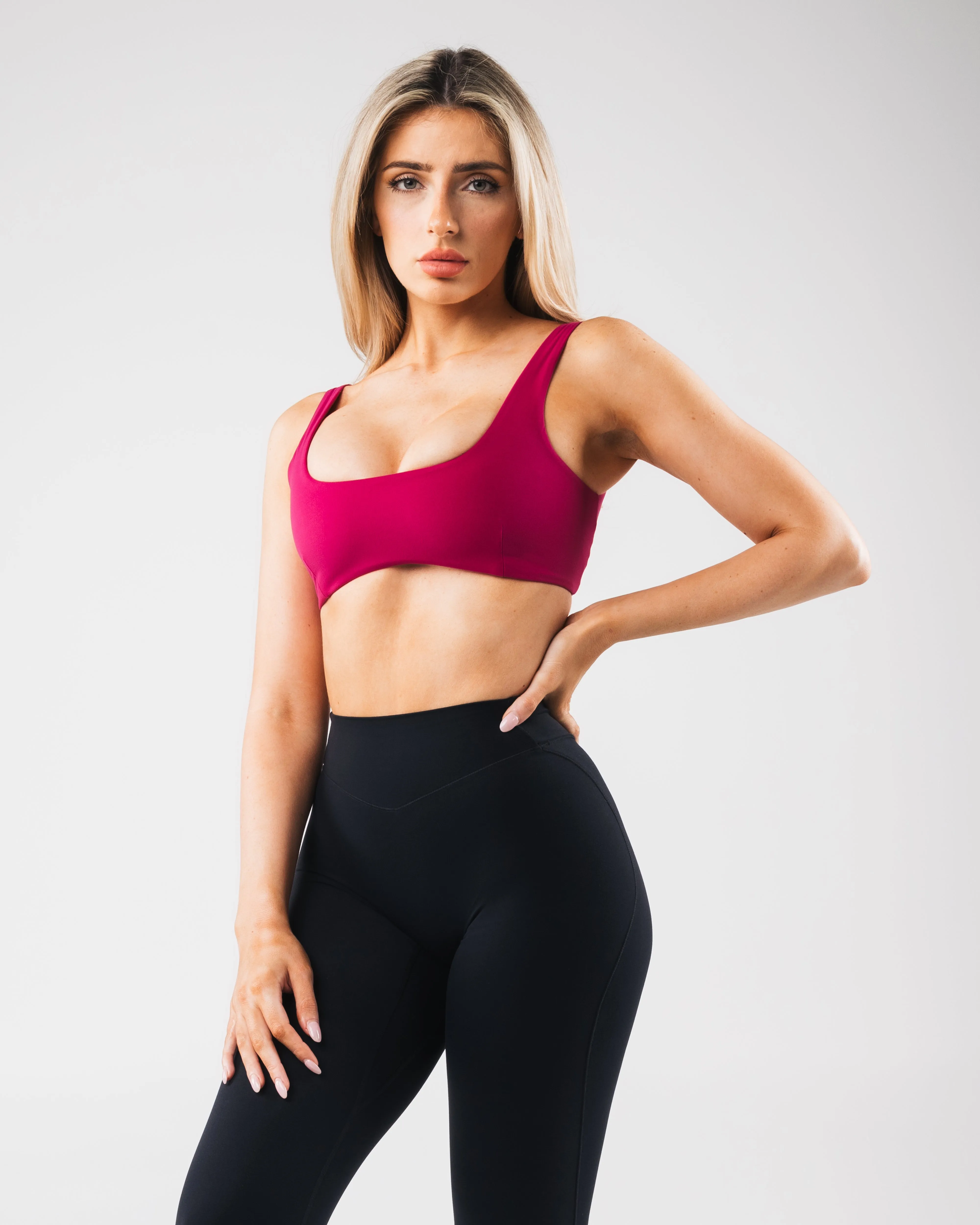 Olivia Sculpt Bra - Berry coordinate with other items