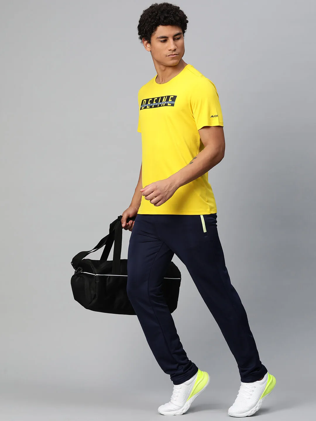 Car Cool Alcis Men Typography Printed Anti Static Slim Fit T-shirt