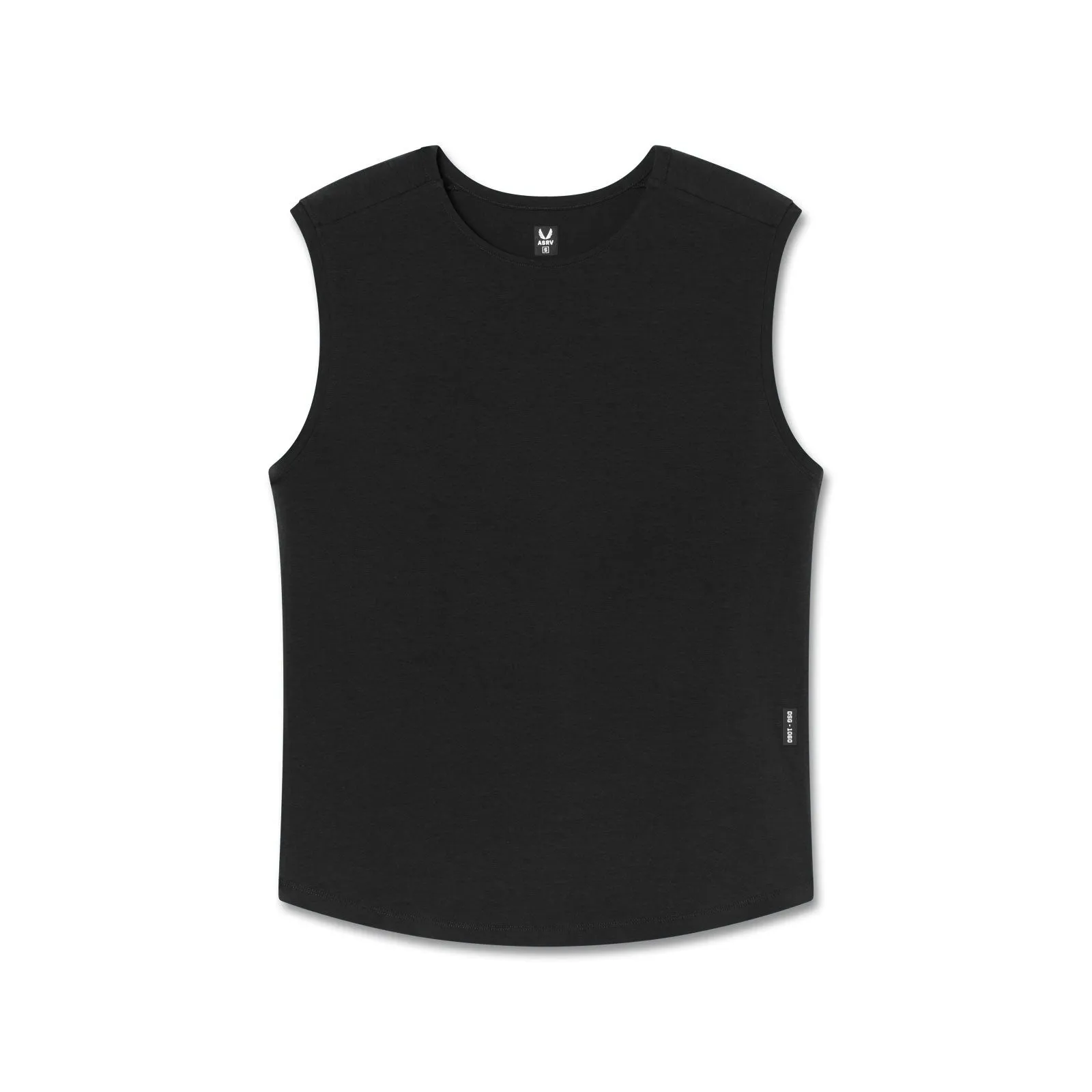 Heritage - preserving Anti - rust 1060. Creora? Cotton Modal Cutoff Tank - Black