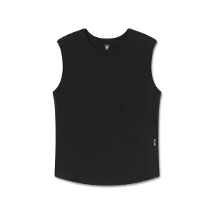 Heritage - preserving Anti - rust 1060. Creora? Cotton Modal Cutoff Tank - Black