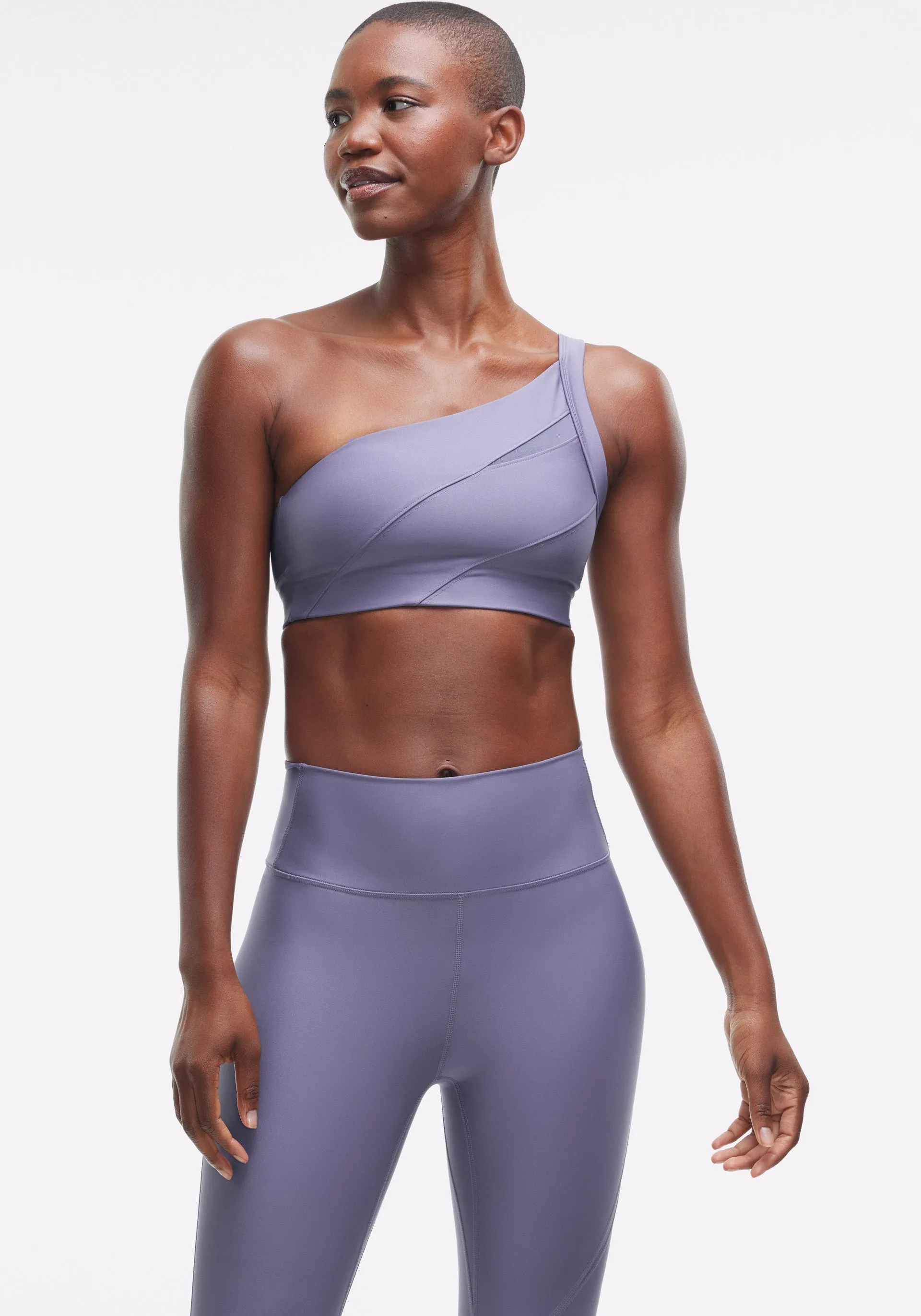 Endurance Light One Shoulder Bra Flexible Wire