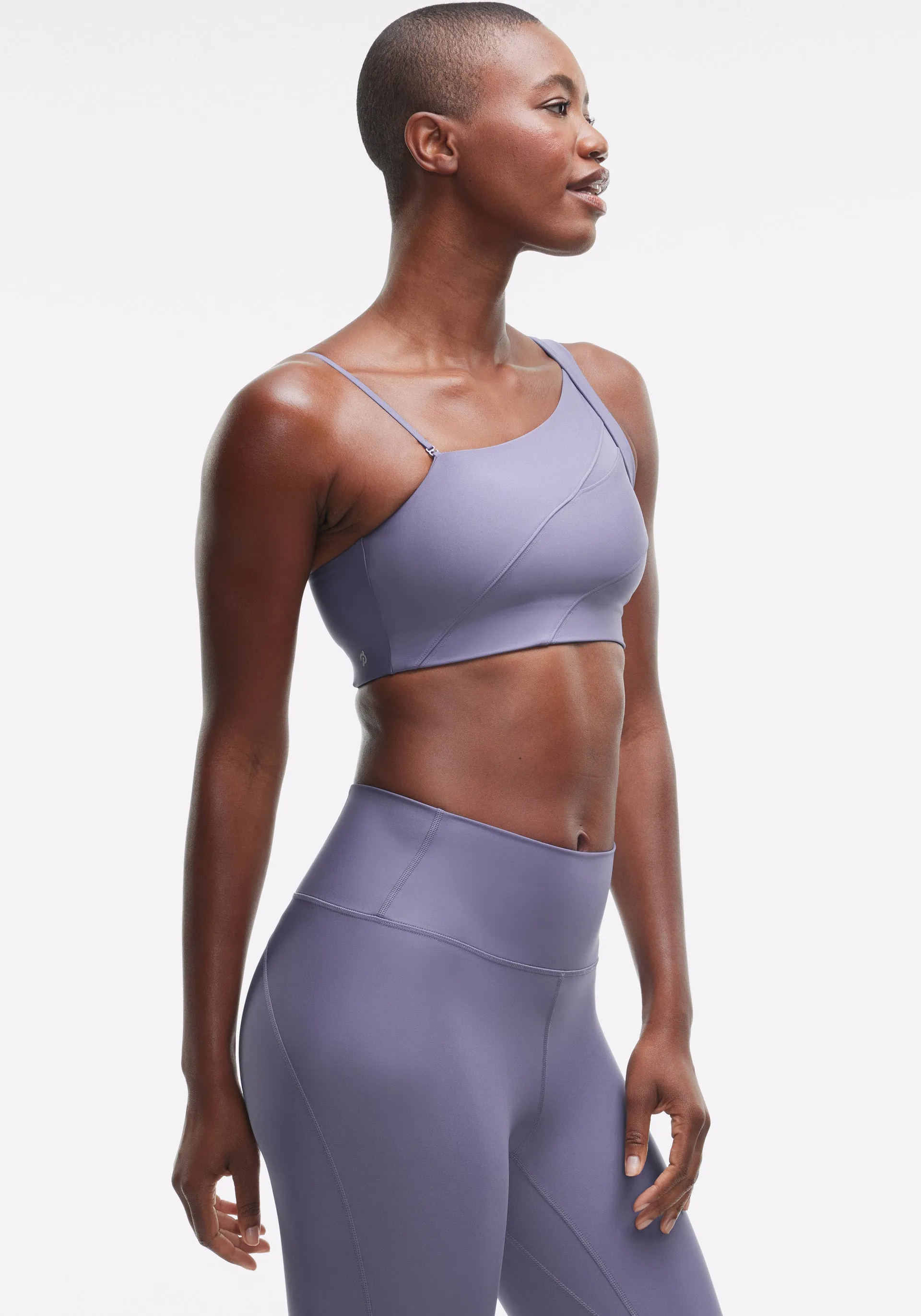 Animal print sports outfit Endurance Light One Shoulder Bra