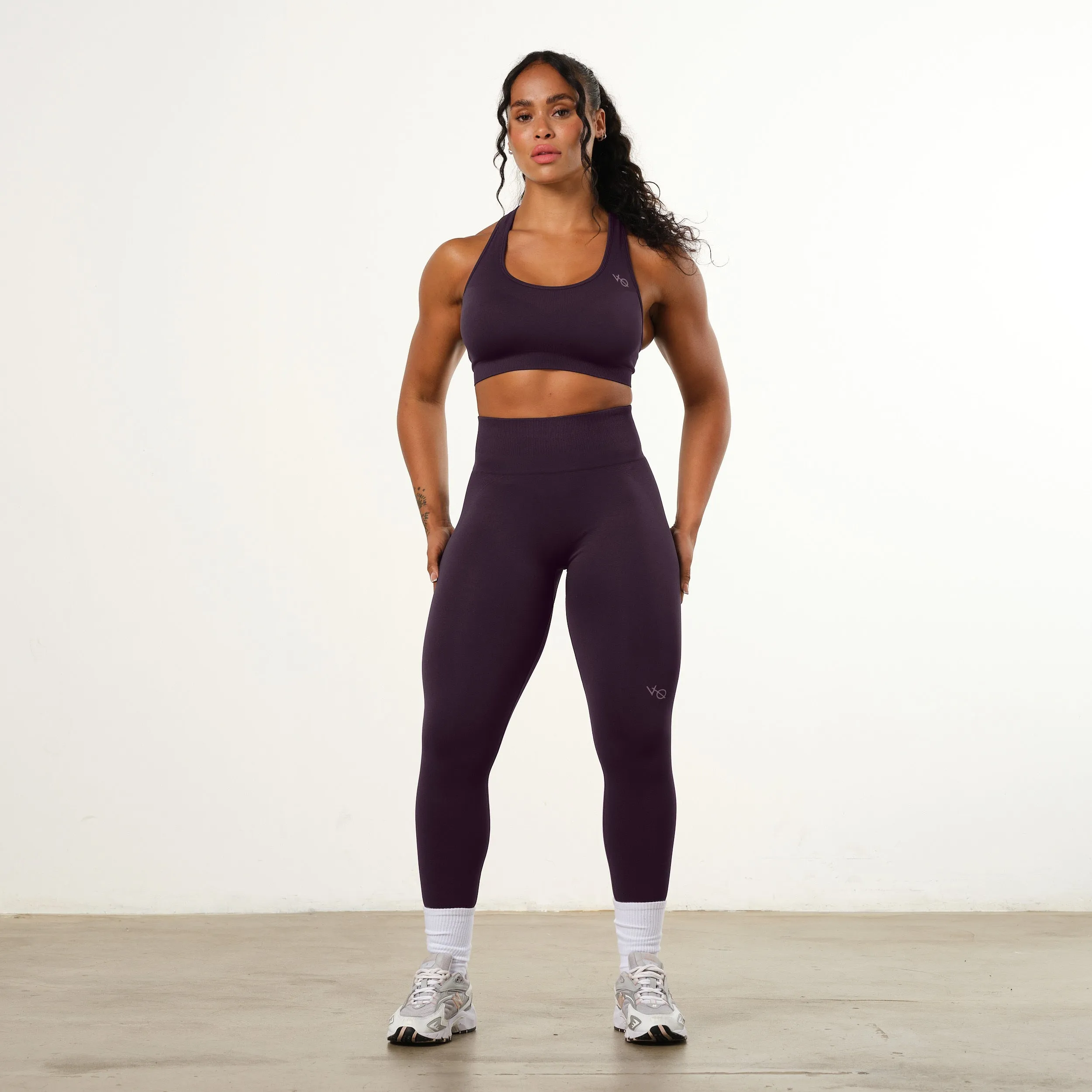 Smooth Cup Versatile Style Vanquish Elevate Seamless Plum Support Bra