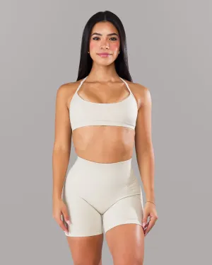 Amplify Minimal Bra - Wheat Supportive Closure