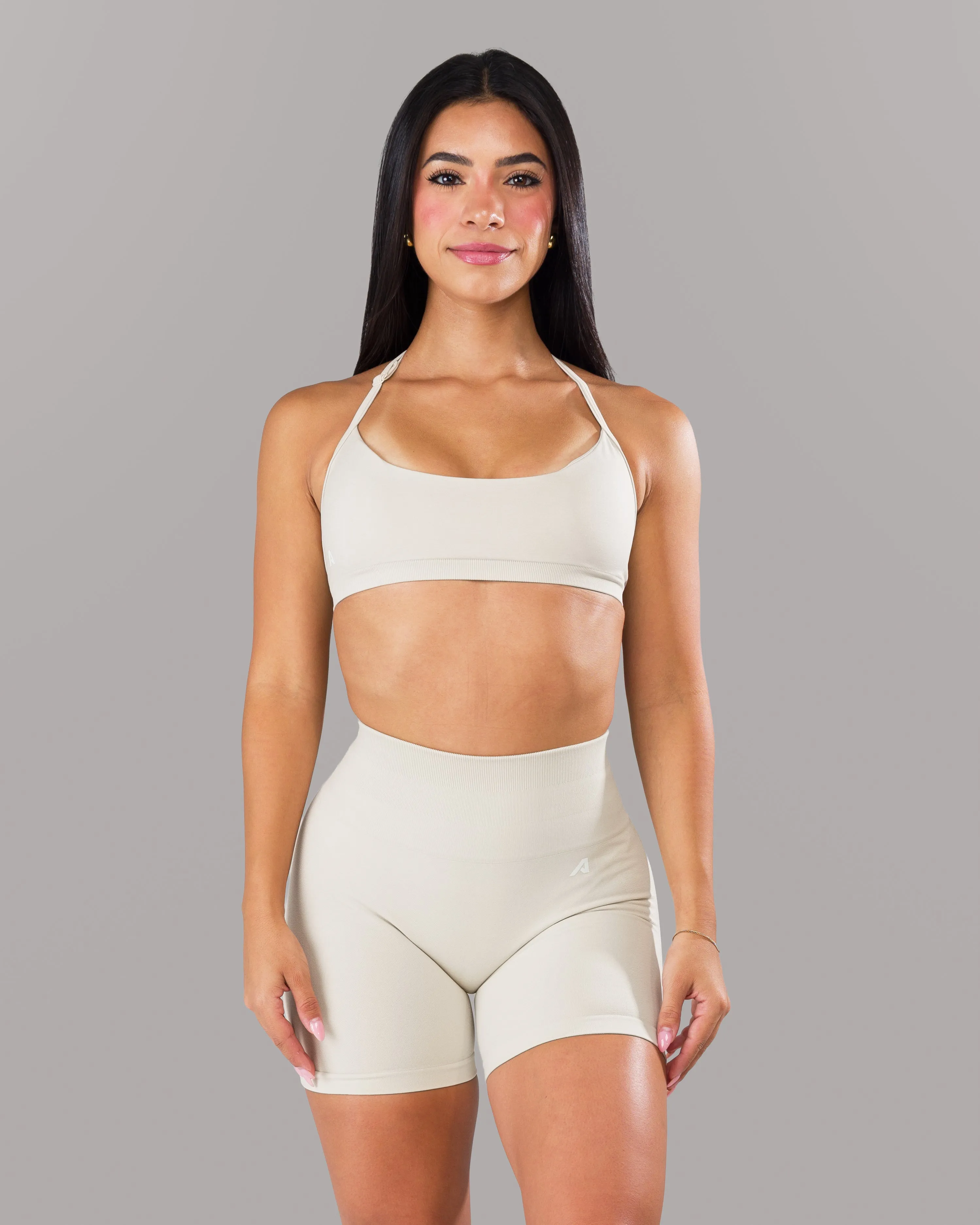 Amplify Minimal Bra - Wheat Supportive Closure
