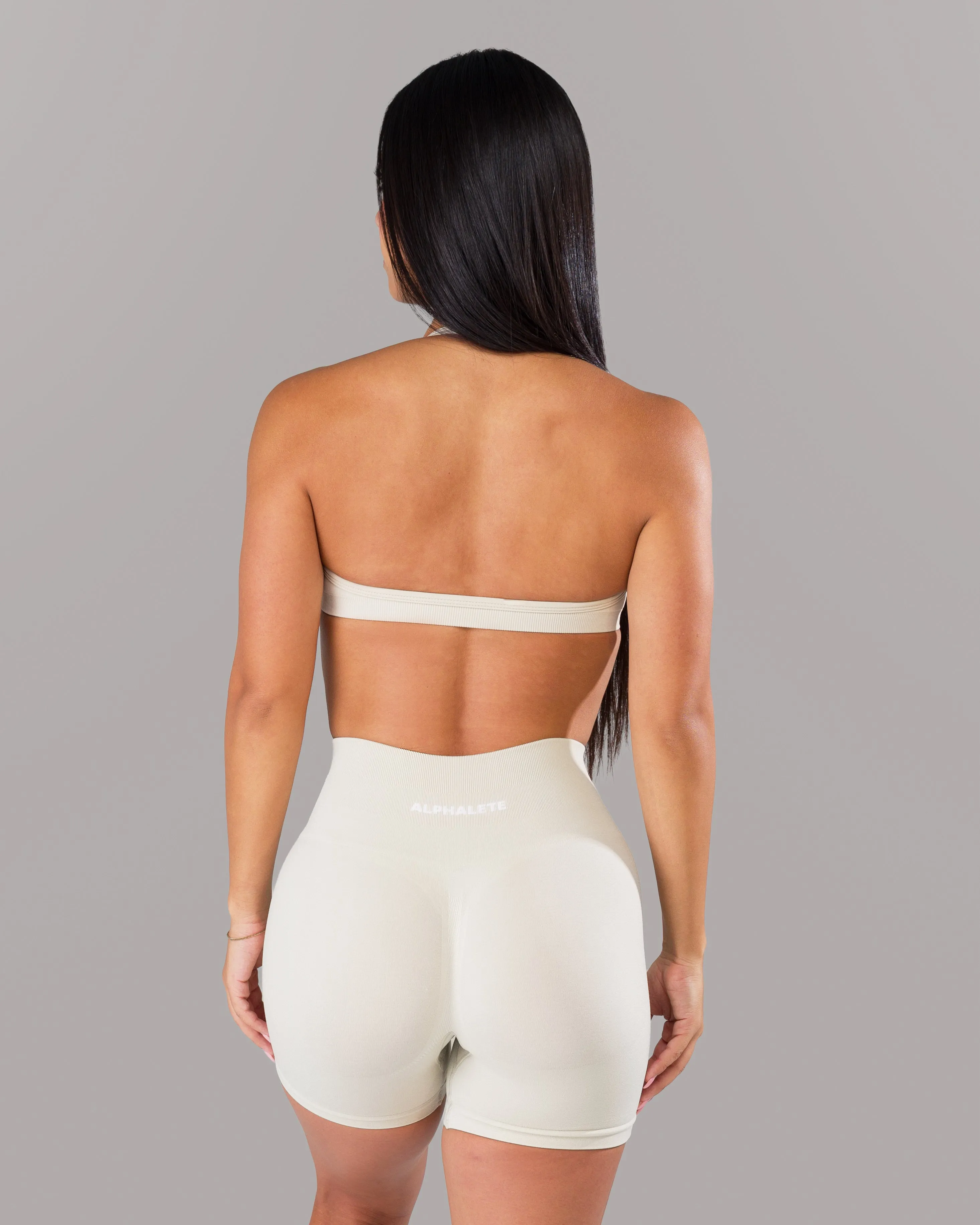 Supportive Seamless Blended materials Amplify Minimal Bra - Wheat