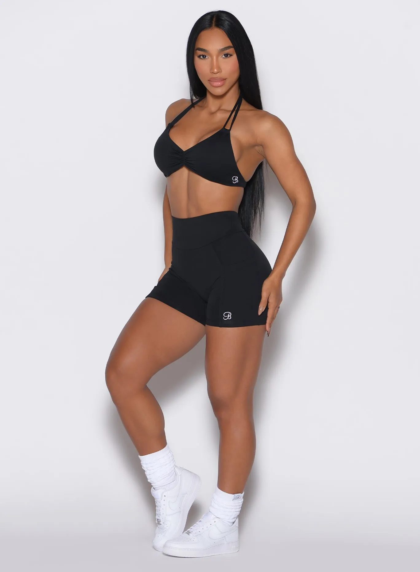 kids Multi Panel Cut V Back Shorts
