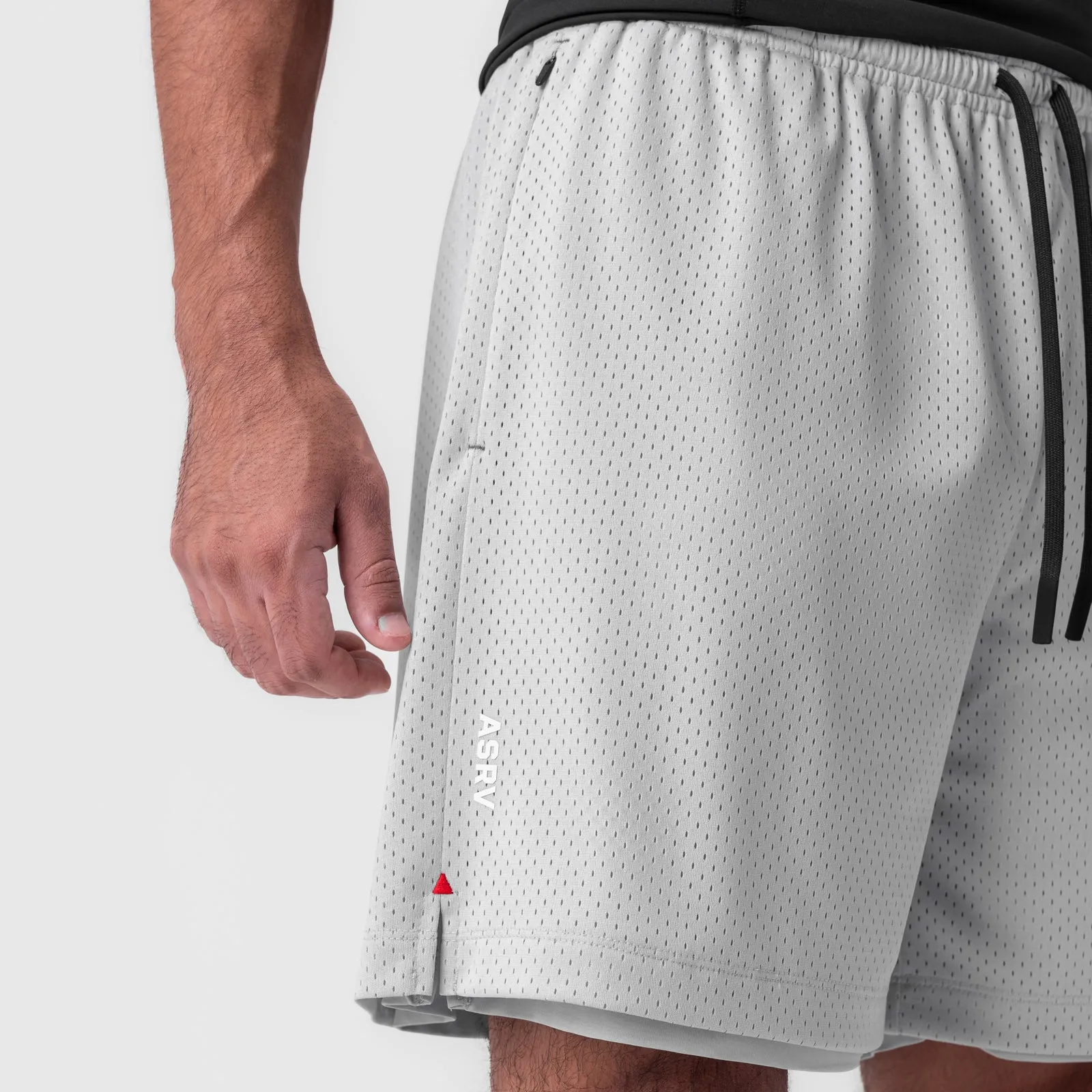 0988. Reversible 2-in-1 Short - Slate Grey Unisex style Thermal Regulating Fabric
