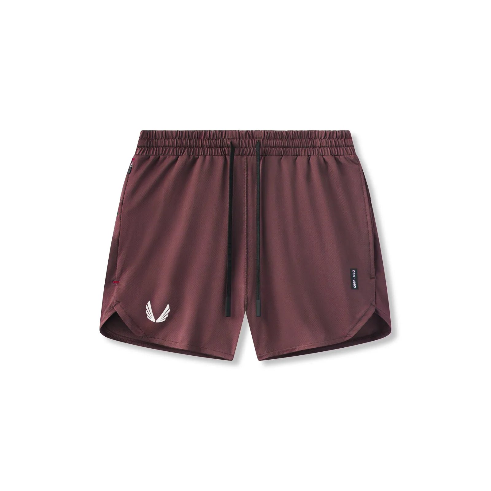 Active Design 0993. AeroSilver? 5" Linerless Short - Plum