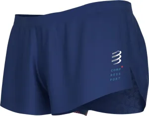 Compressport Racing Mens Split Running Shorts - Blue school wear spring shorts