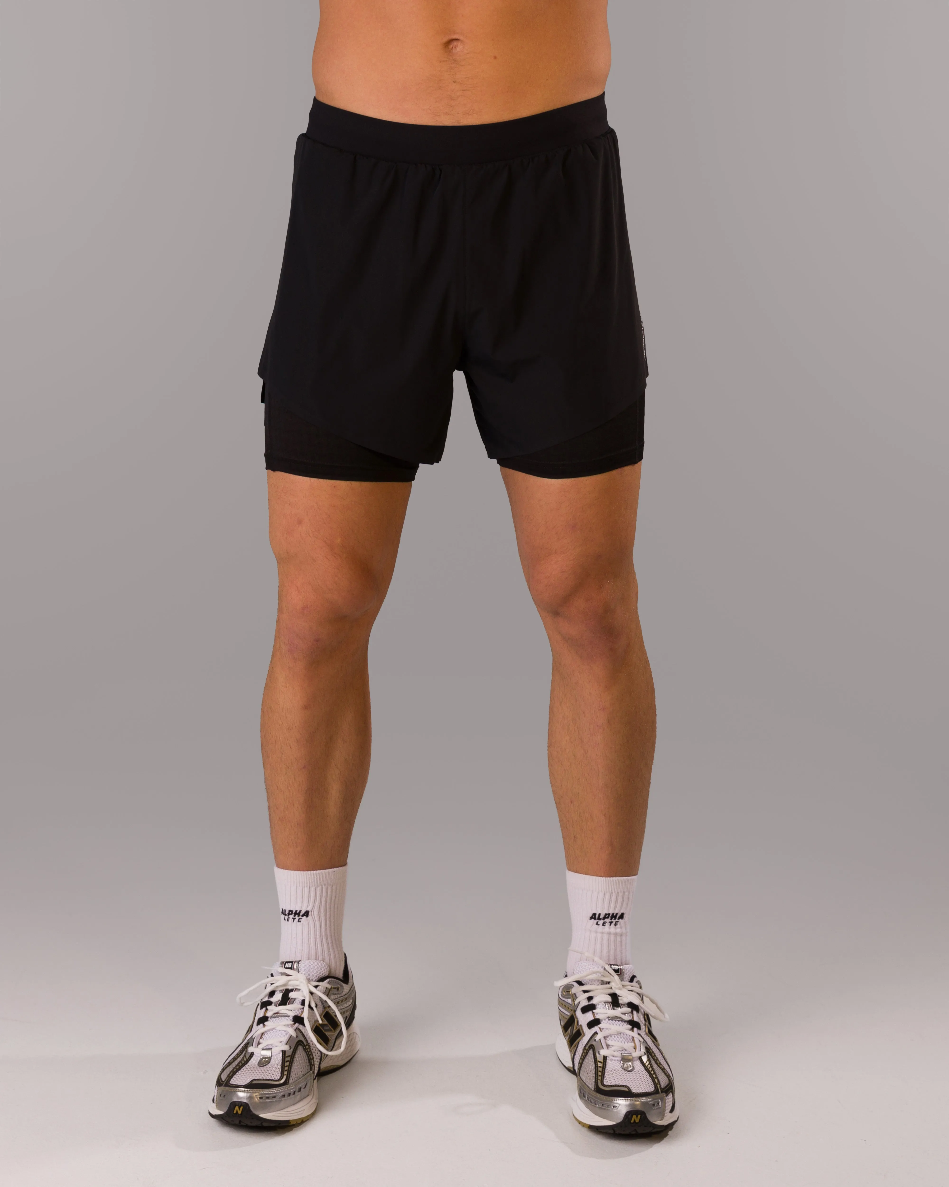 Flex Short - Black Tight Fit Functional Fit