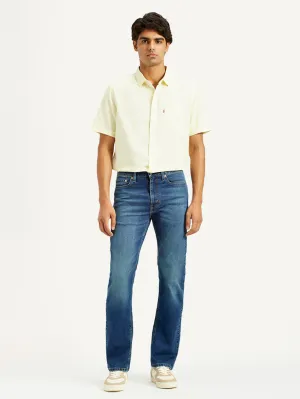 Suitable Outfit Daily Musthave Men's 513 Dark Indigo Slim Straight Fit Mid Rise Jeans
