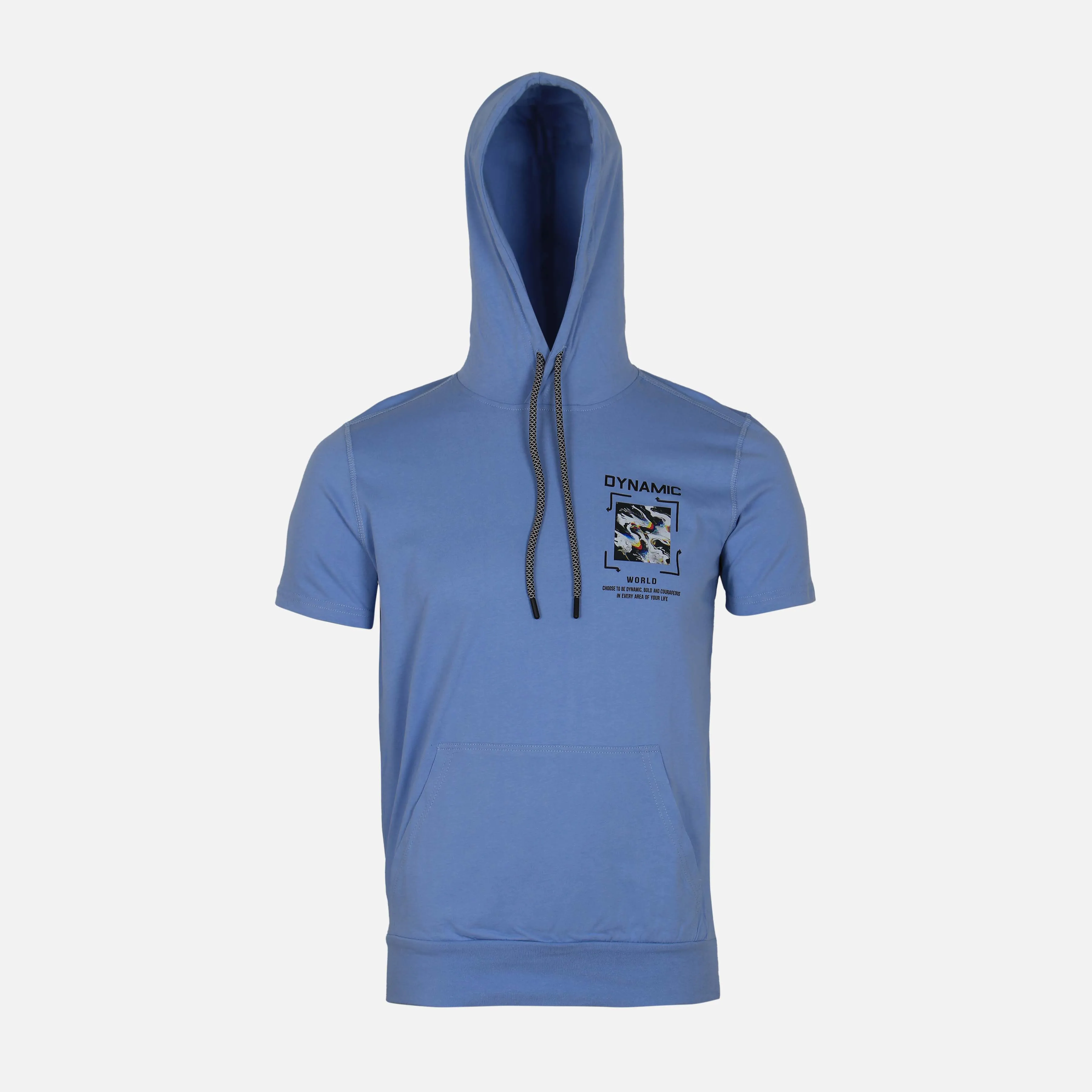 RollUp Sleeves MEN ROUND-NECK T-SHIRT (REGULAR FIT)
