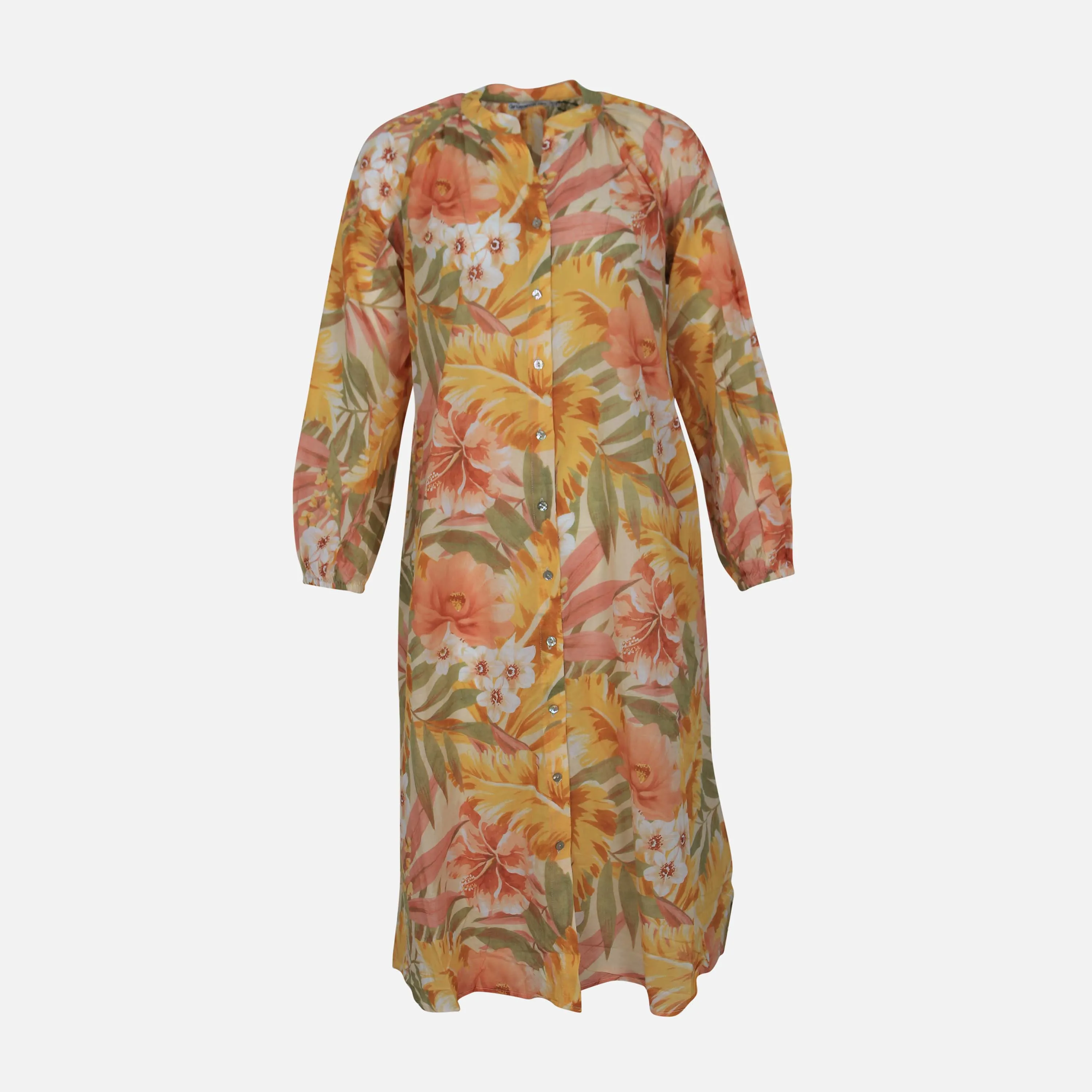 WOMEN WOVEN LONG DRESS TactileStitching