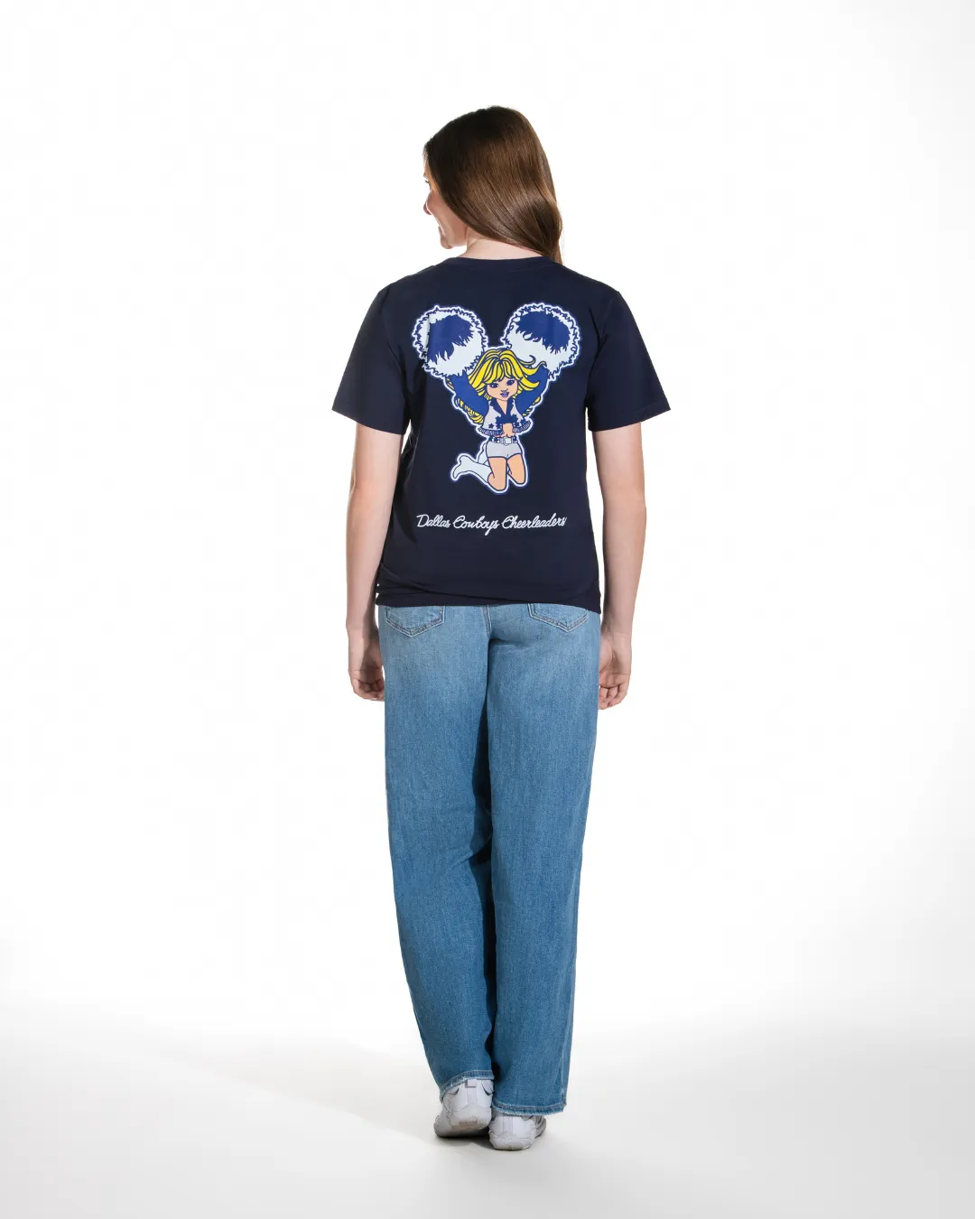 DCC Pom Pom Unisex Tee in Navy QuickReleaseClosure