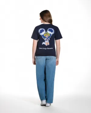 DCC Pom Pom Unisex Tee in Navy QuickReleaseClosure