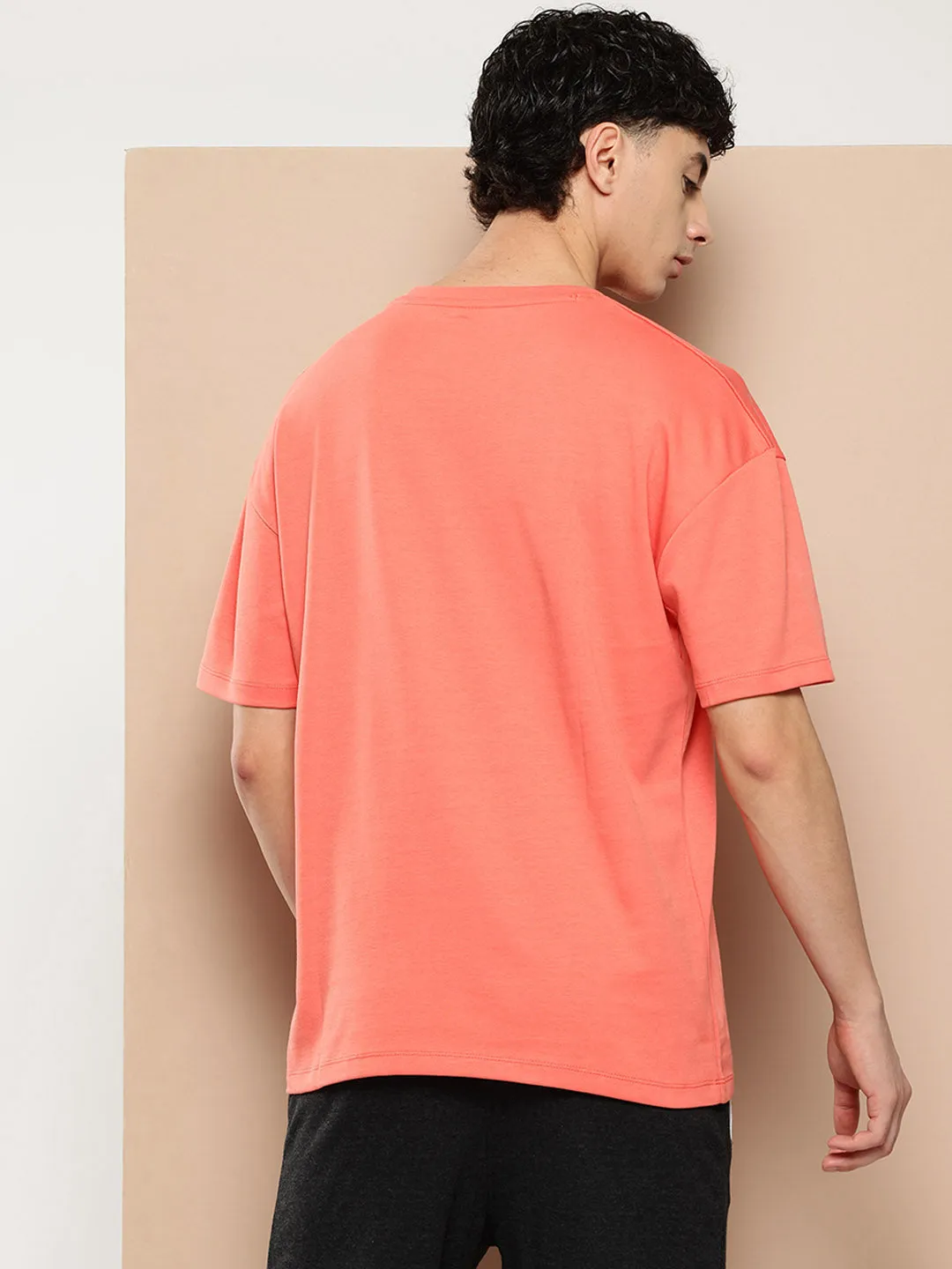 ReflectiveTrimDetails Alcis Men Typography Printed Sports T-shirt