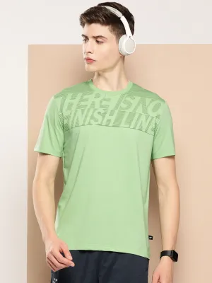 OdorResistant Alcis Men Typography Printed Dry Tech T-shirt