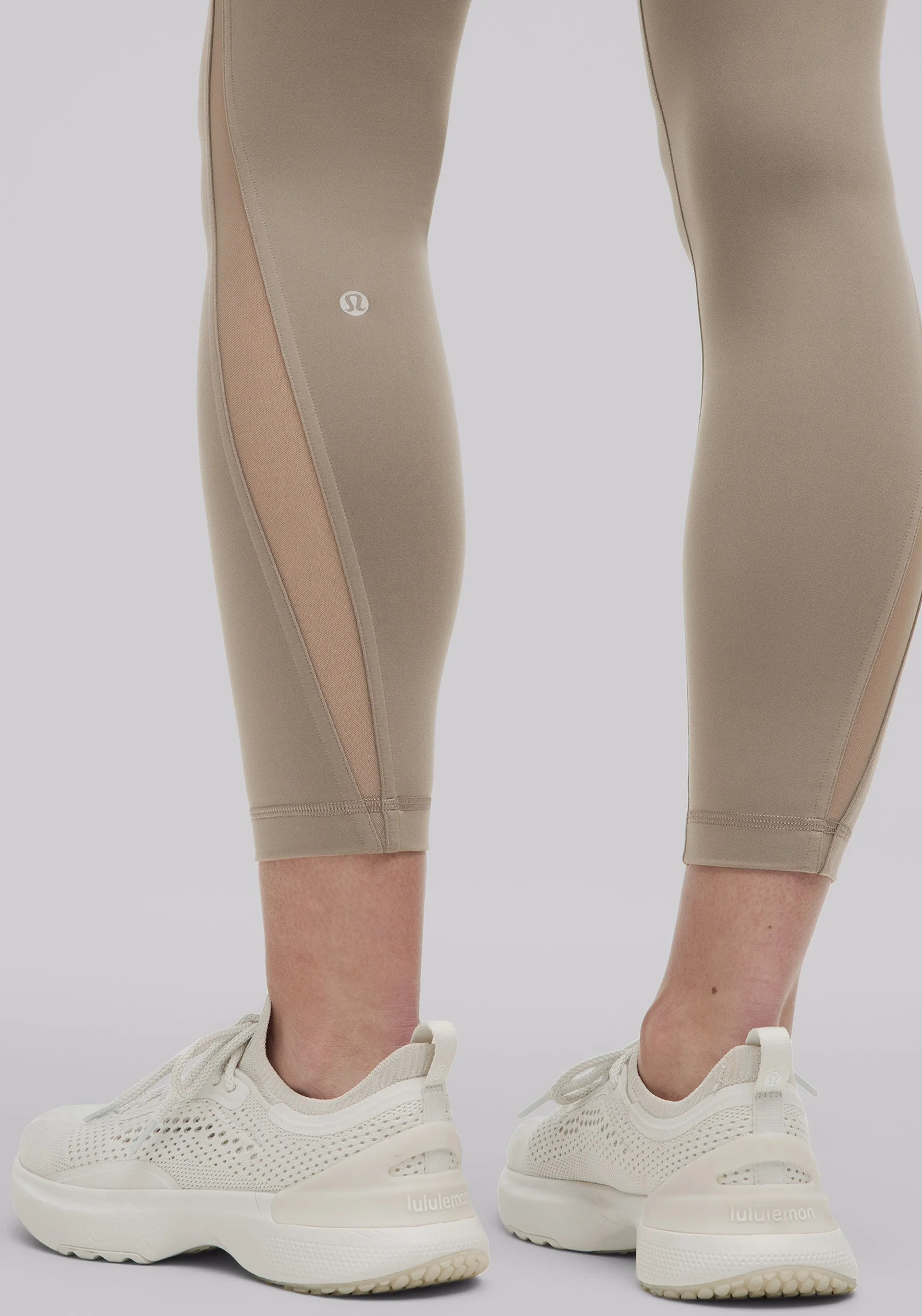 Wunder Train Mesh Panel High-Rise Tight 25" All Ages Double Layer Ankle length