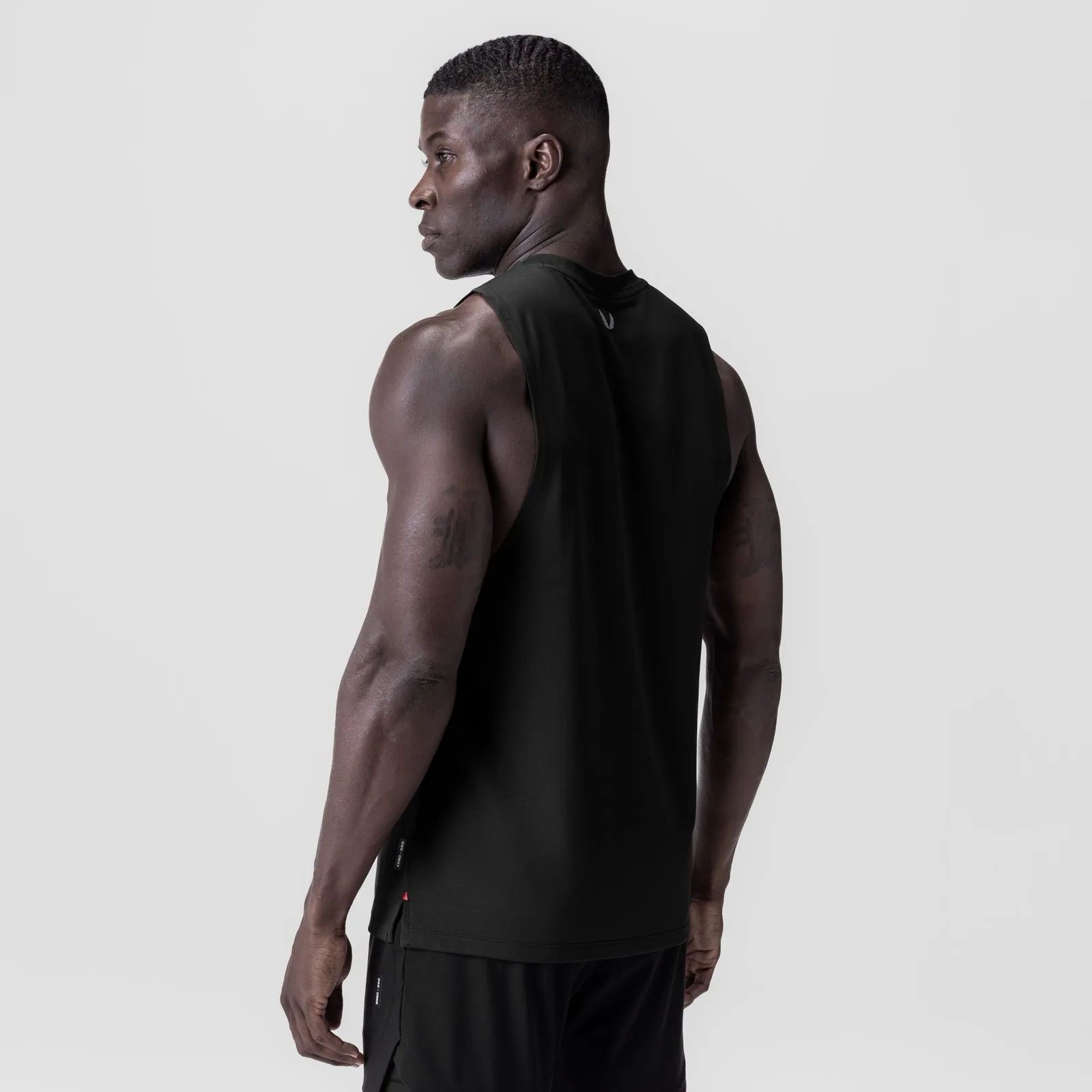 Anti Static Finish 0837. 3D-Lite? 2.0 Lycra? Muscle Tank - Black "RP"