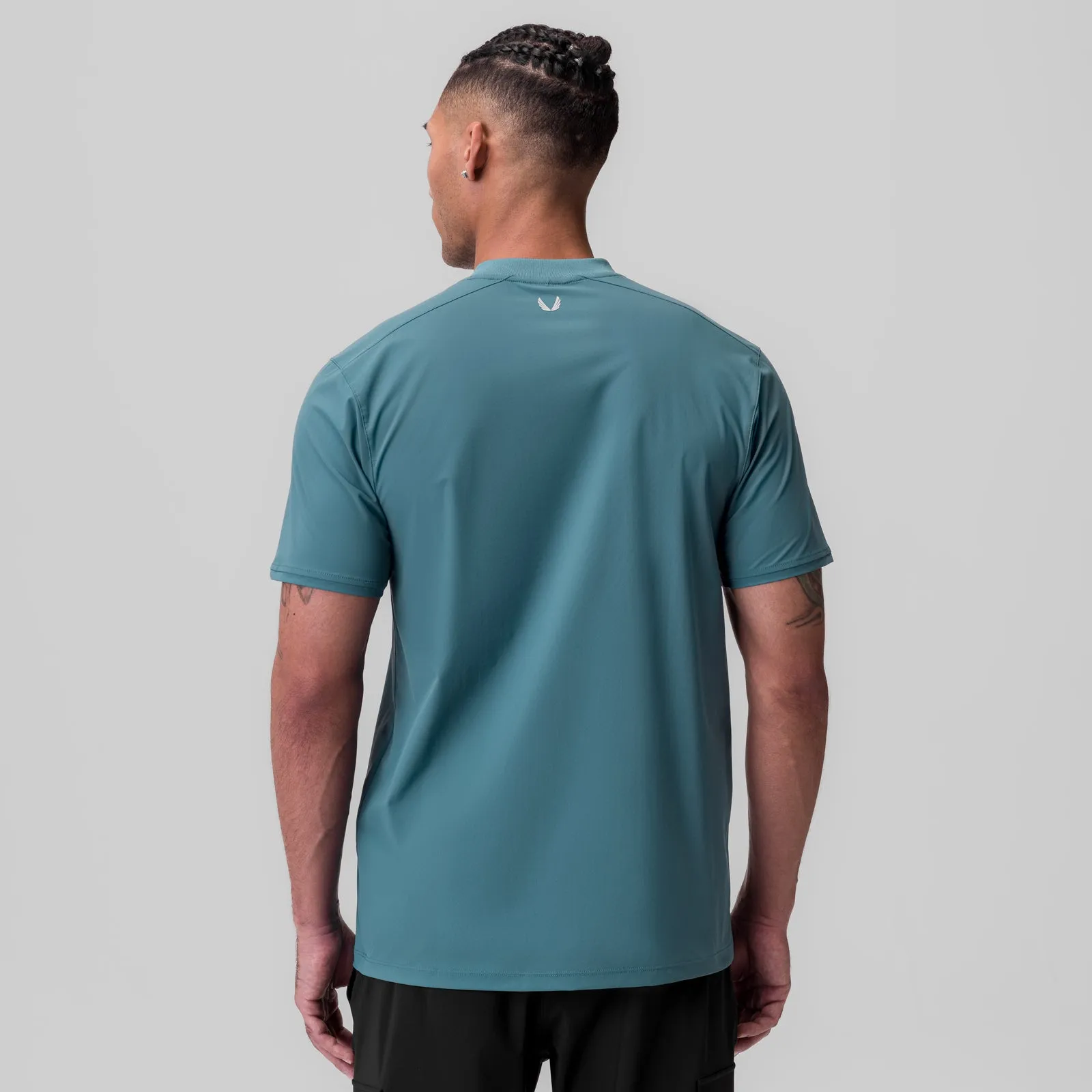 Midweight Knit 1087. Tetra-Lite? Ice Zip Tee - Storm