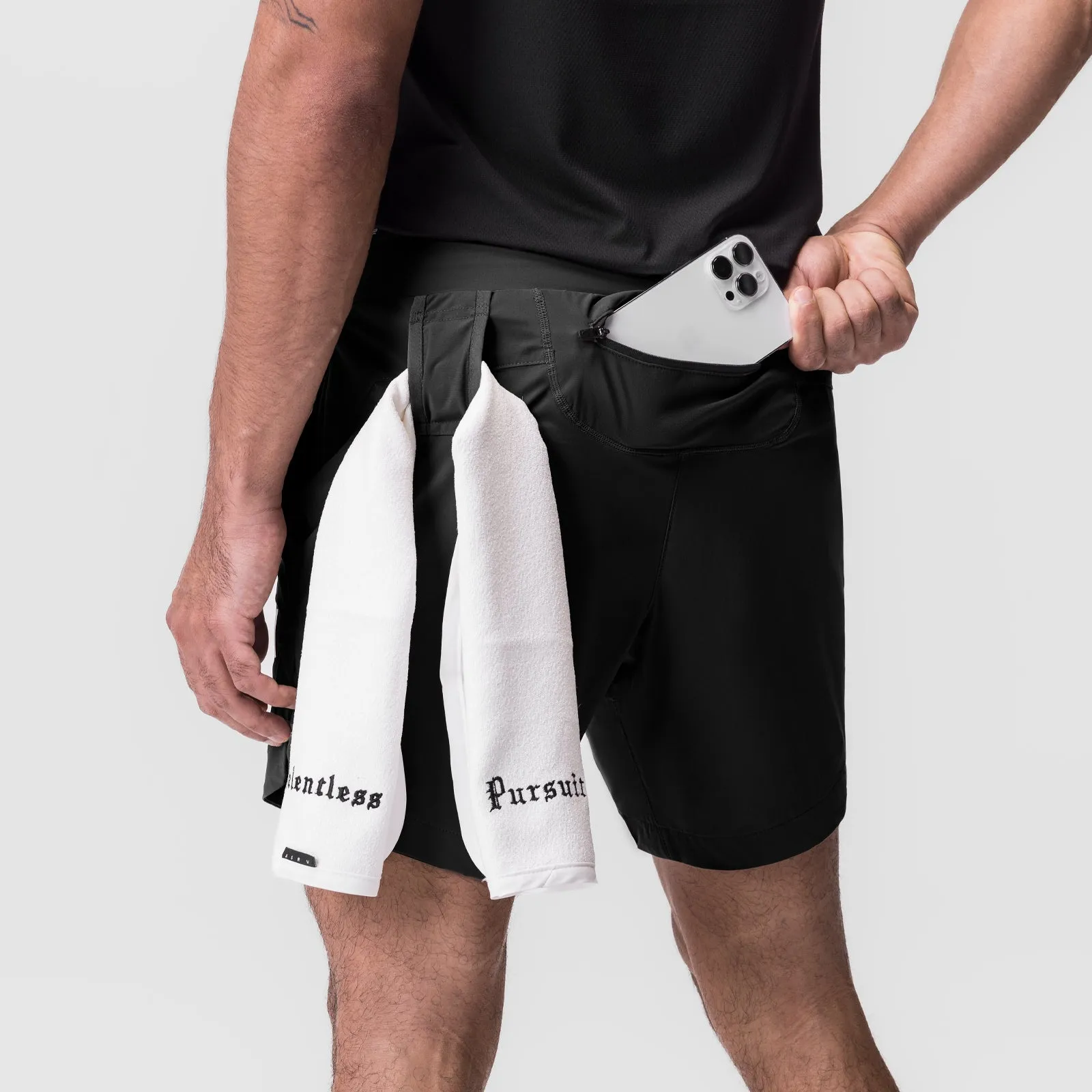 ASRV x Tonal Tetra-Lite? 7" Linerless Short - Black beauty industry EcoFriendlyMaterials