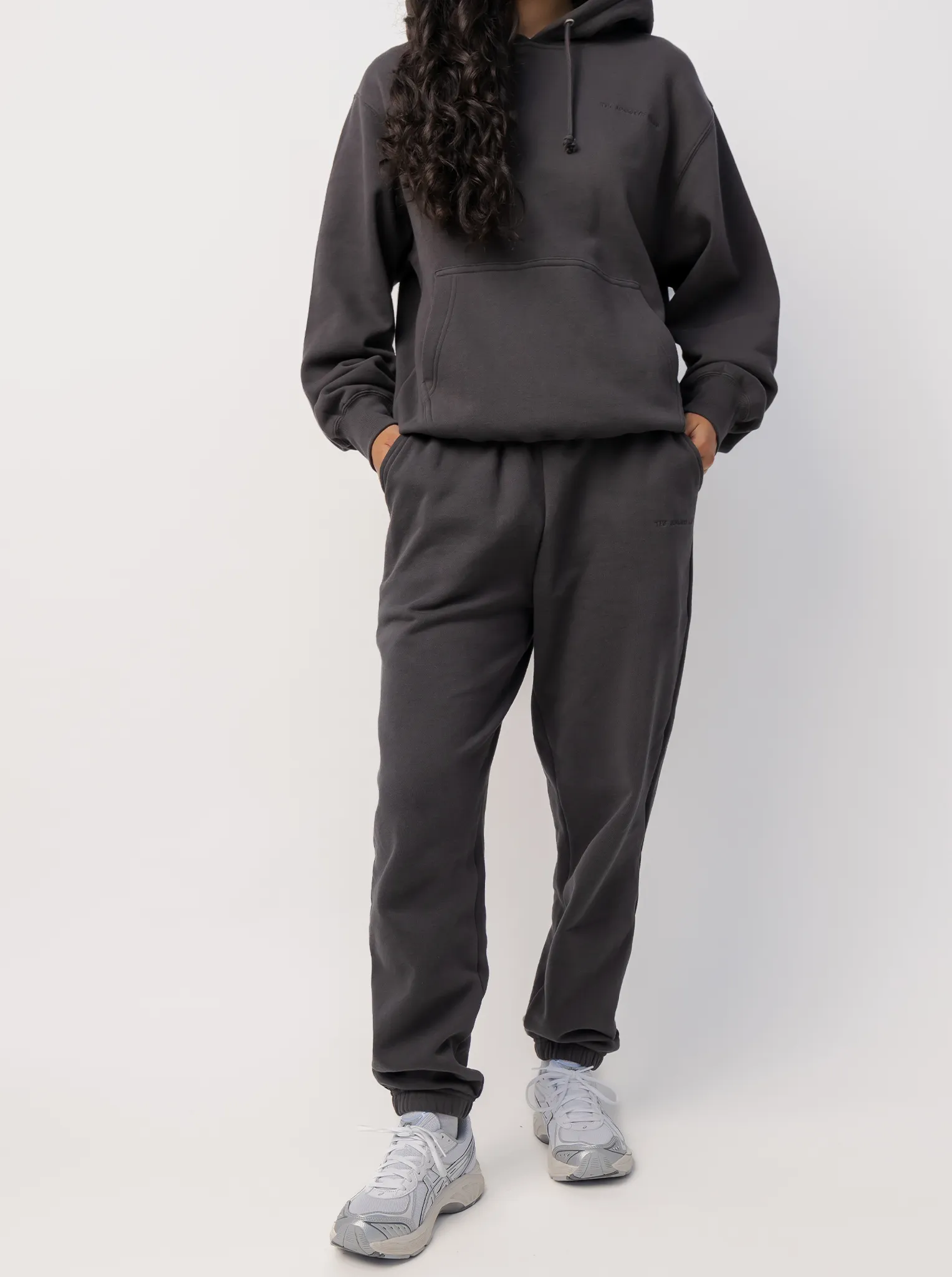 Fashion Sense Classic Joggers In Washed Black