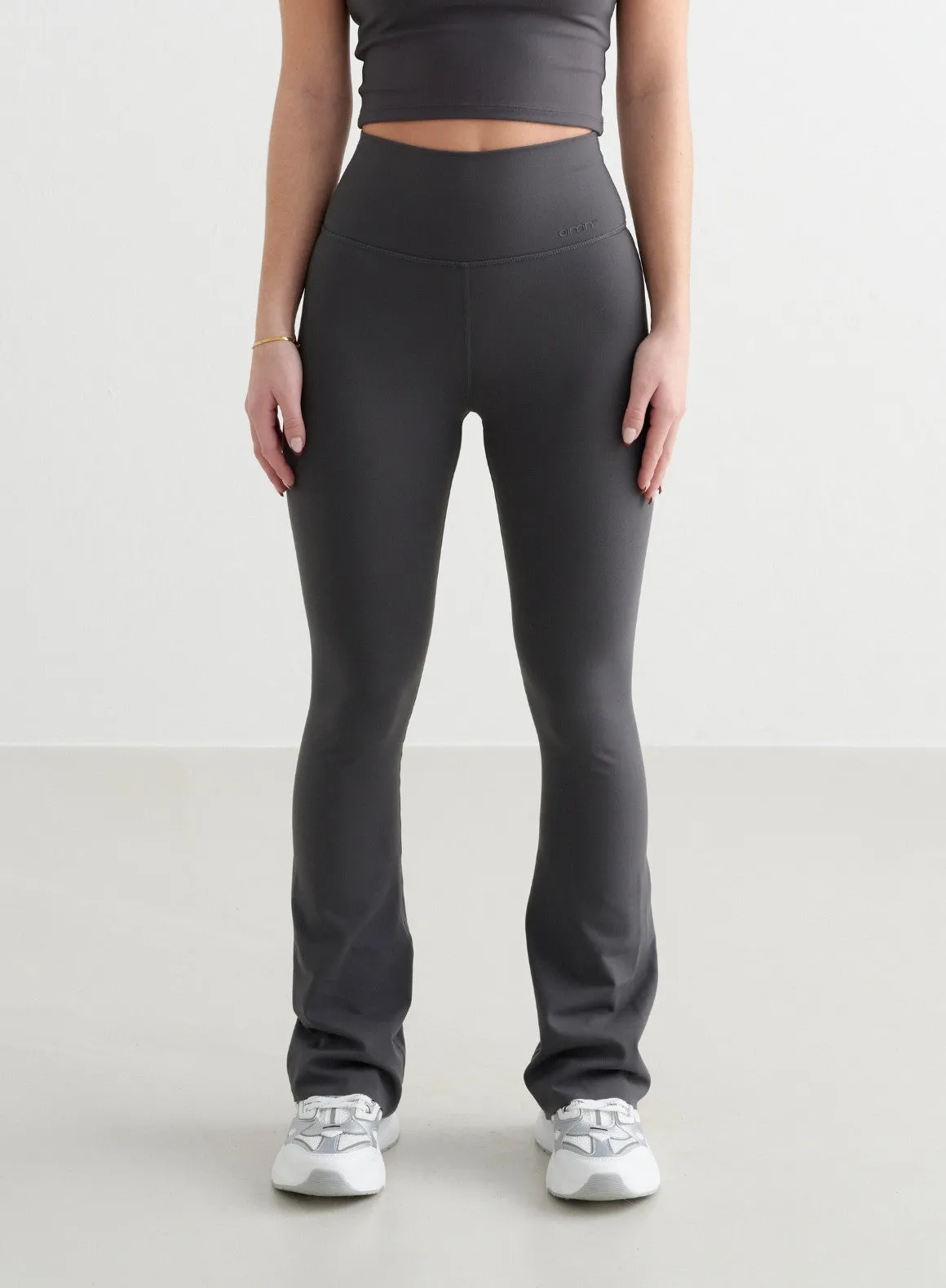 Shadow Grey Sense Flare Petite Tights Gusseted Crotch Thermal Warm Travel Enthusiast