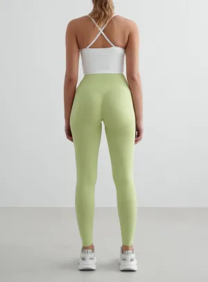 Matcha Shape Seamless Tights Flexible Wear Evening Walk