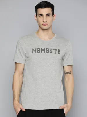 Village Charm OdorControl Treatment Alcis Men Grey Melange  Yoga T-shirt